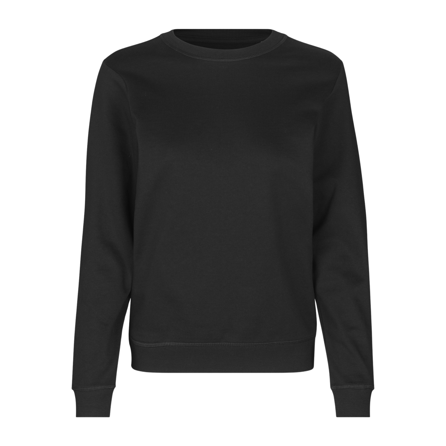Økologisk Plus Size Sweatshirt til Dame – Sort Elegance