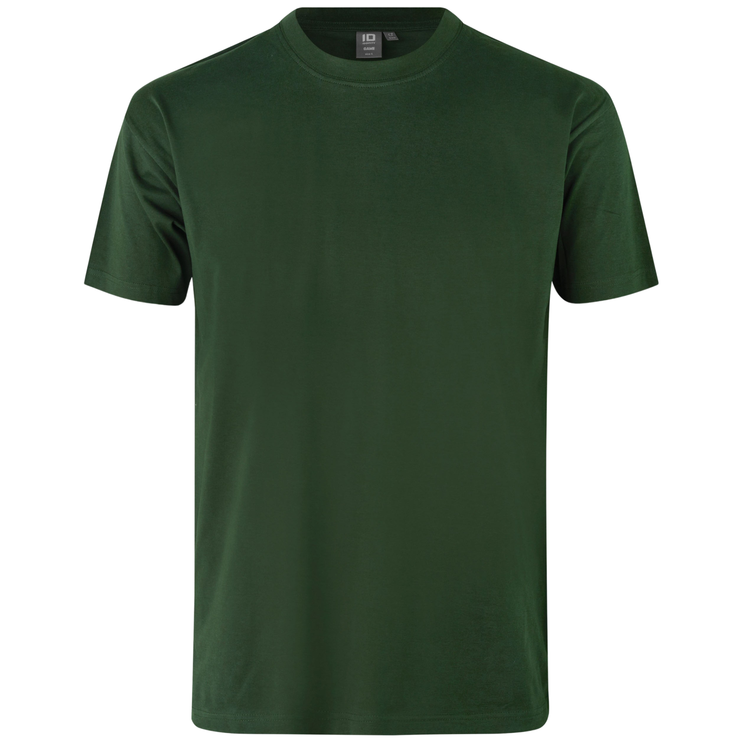 Game Herre  -shirt Flaskegrøn   i Store Plus Size Størrelser