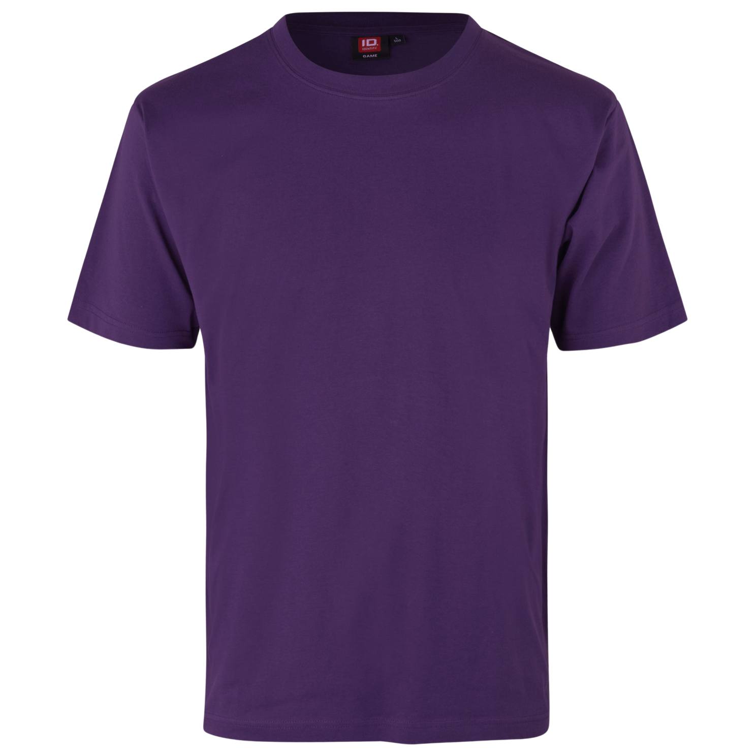 ID Game Herre T-shirt – Lilla Plus Size Tilbud!