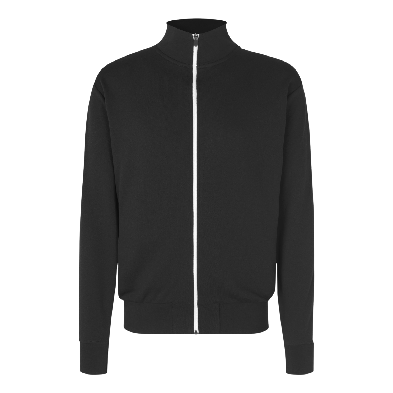 Sporty Sort Plus Size Cardigan til Mænd – Stil og Komfort