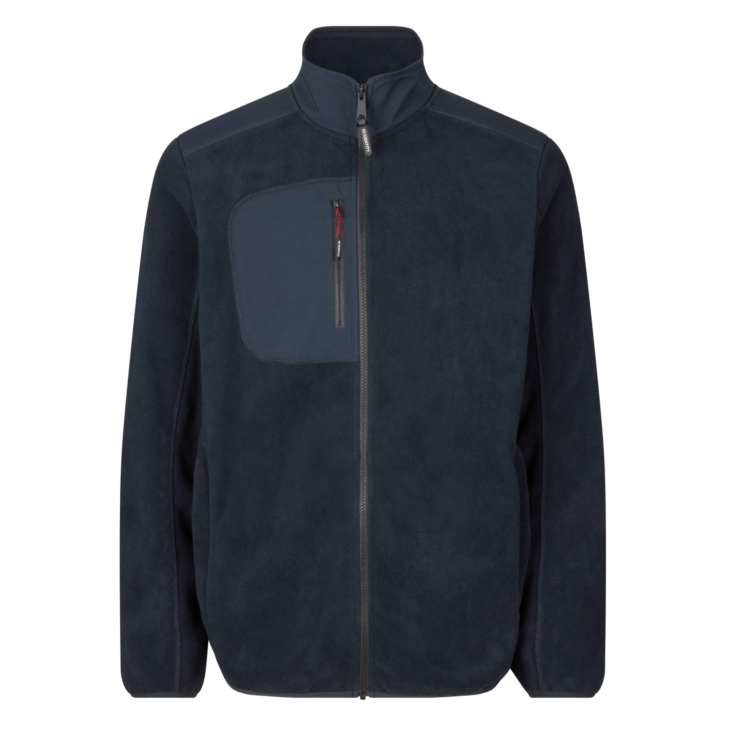 Komfortabel Navy Fleecejakke til Mænd – Plus Size Tilbud!