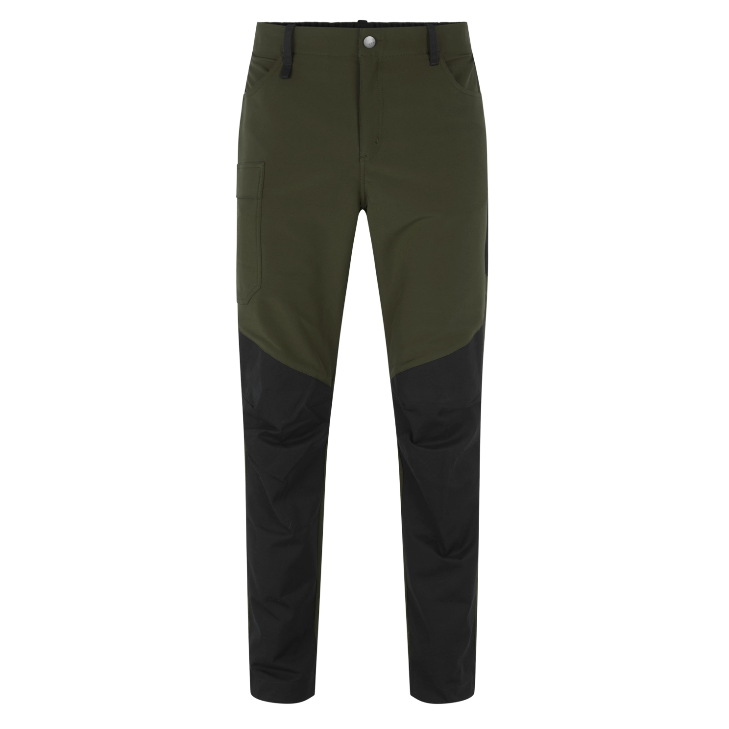 Herre Outdoorbukser i Stretch - Oliven - Plus Størrelser