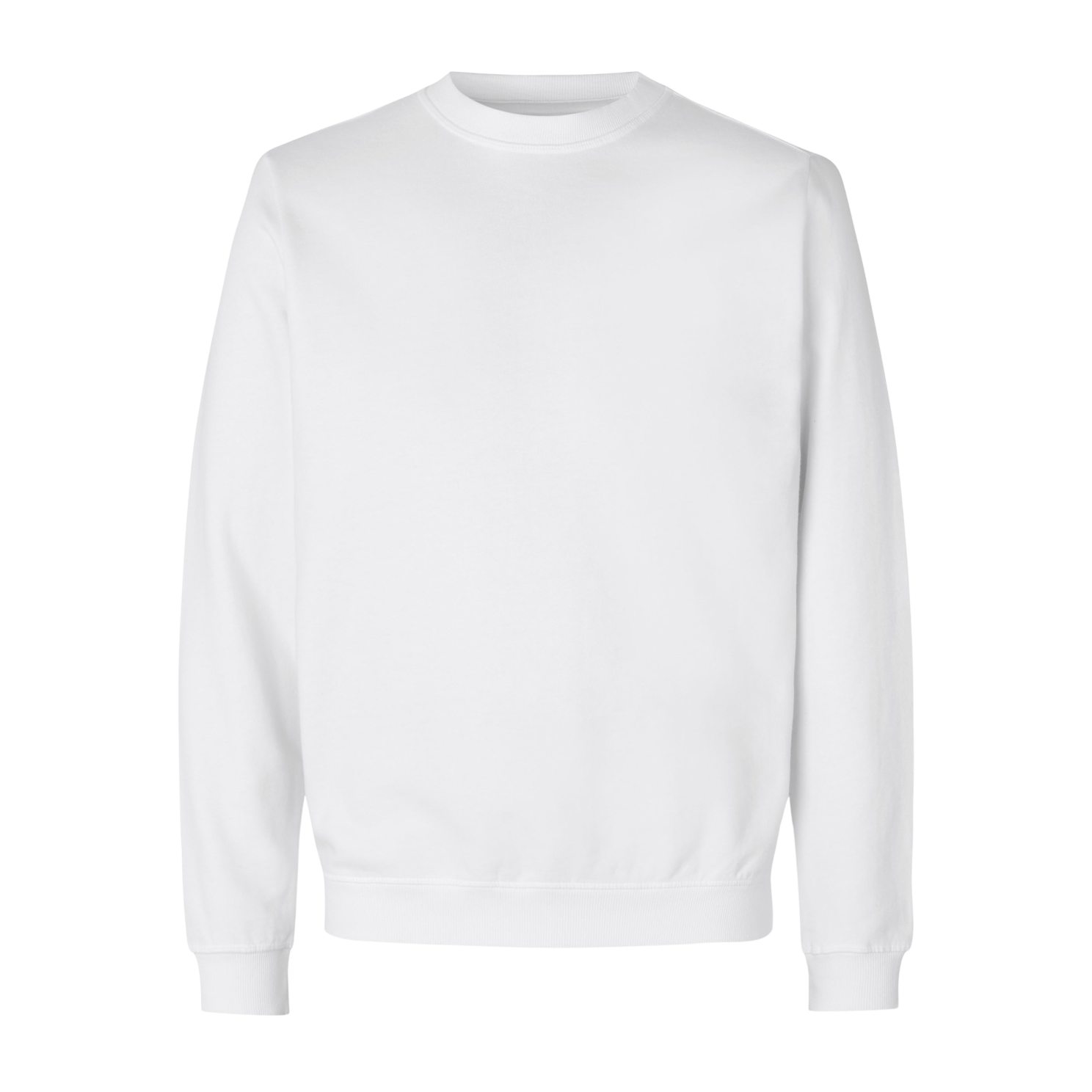 Økologisk Hvid Sweatshirt til Mænd – Uundgåelig Komfort