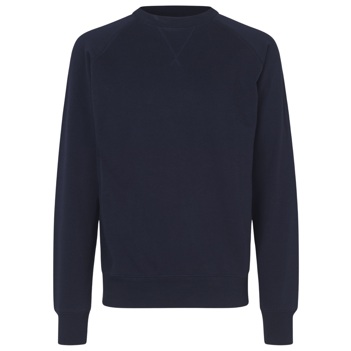 ID Herre Sweatshirt – Navy Komfortabel Plus Size Stil