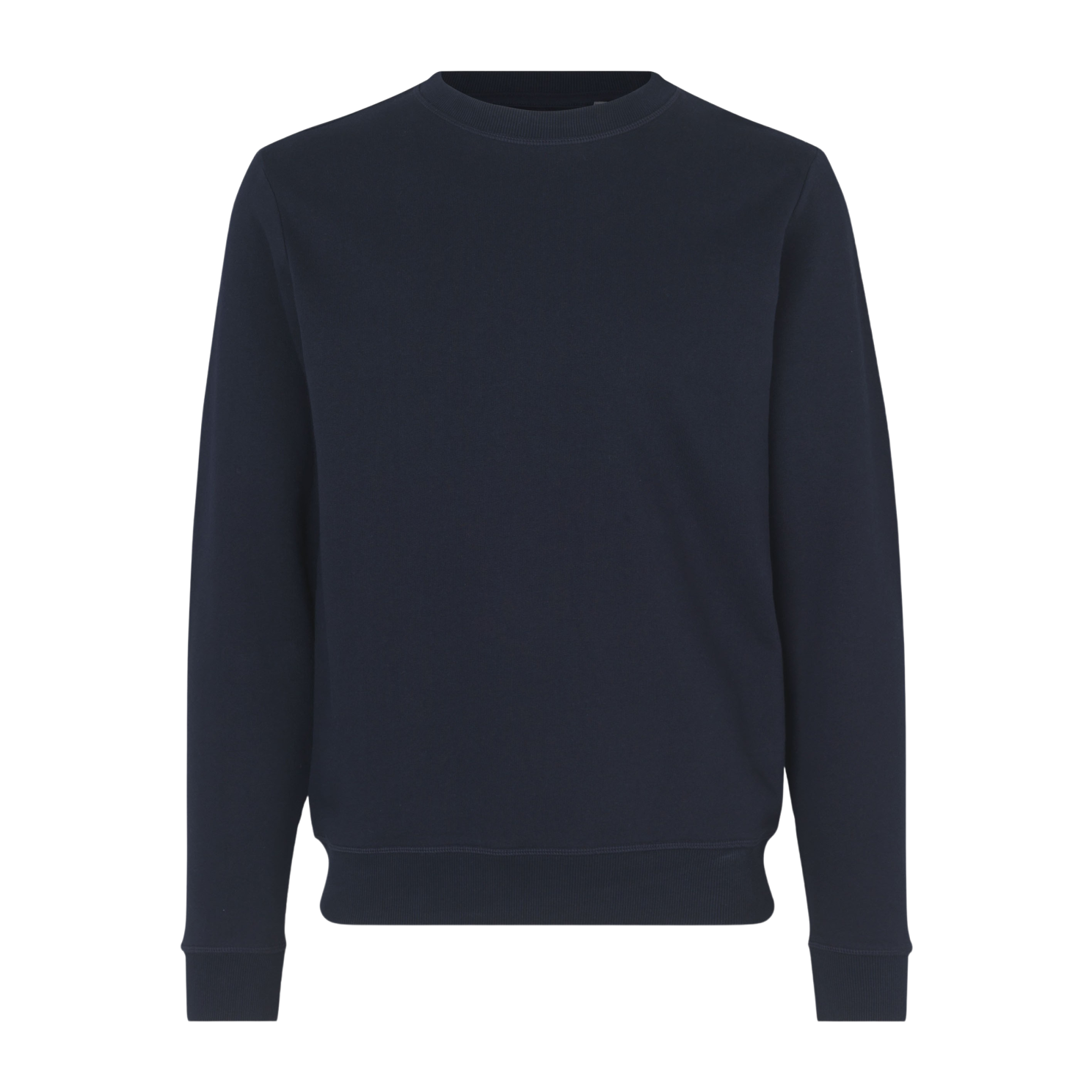 Herre Sweatshirt Navy   i Store Plus Size Størrelser