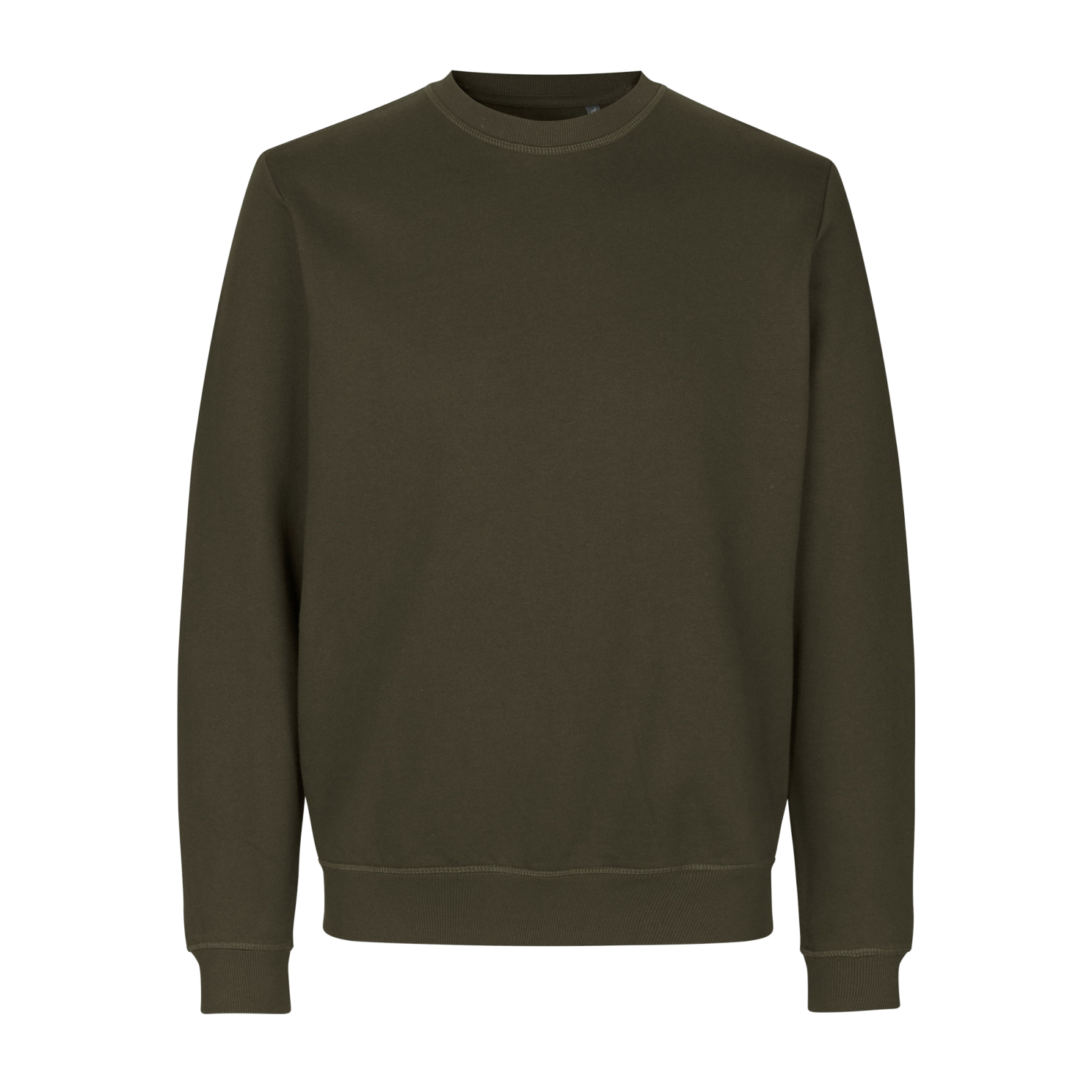 Oliven Sweatshirt til Mænd – Plus Size Udsalg!