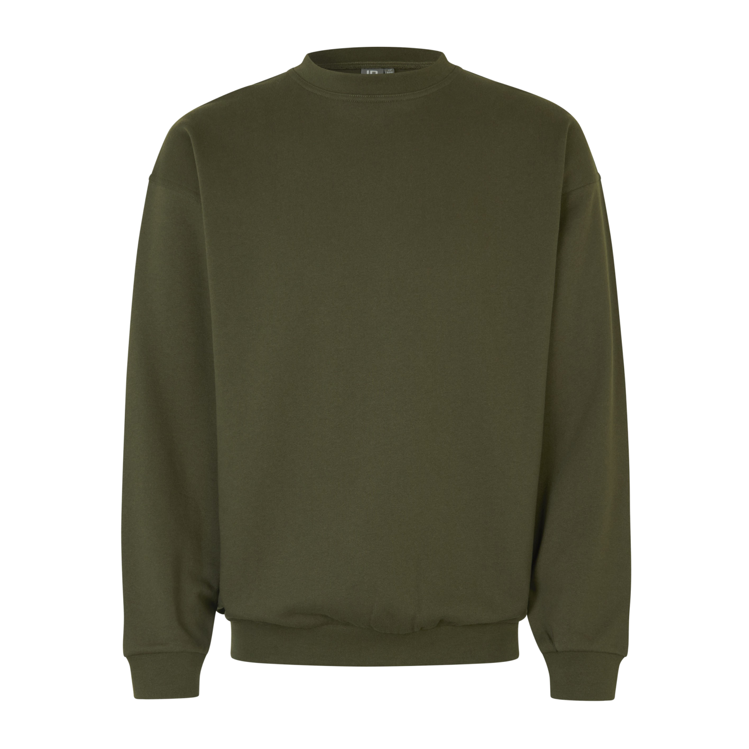 Olivengrøn Sweatshirt til Mænd – Plus Størrelser Tilbud!