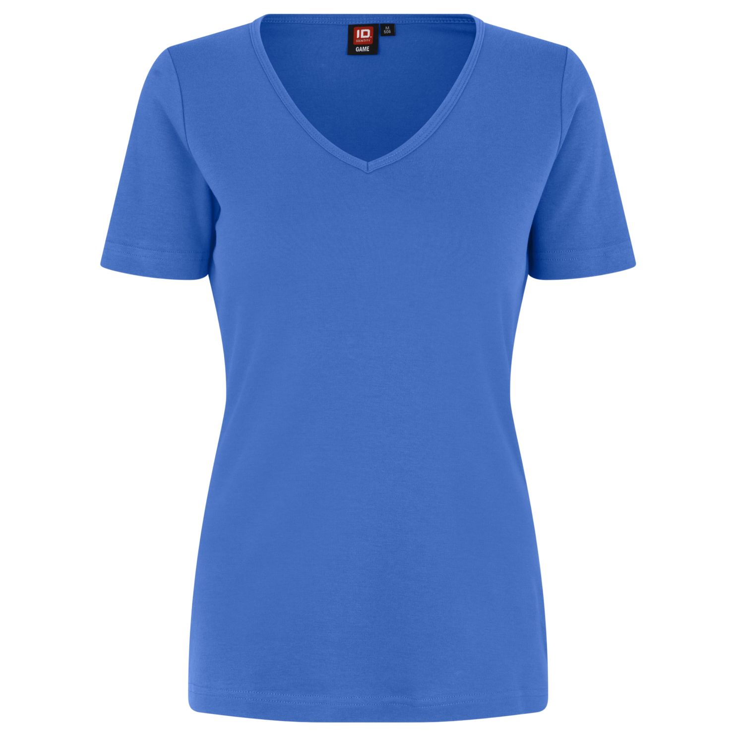 ID Interlock Plus Size T-shirt til kvinder – Azur Tilbud
