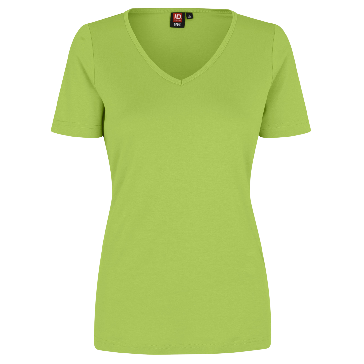 Lime Interlock T-shirt til Plus Size – Fantastisk Tilbud!