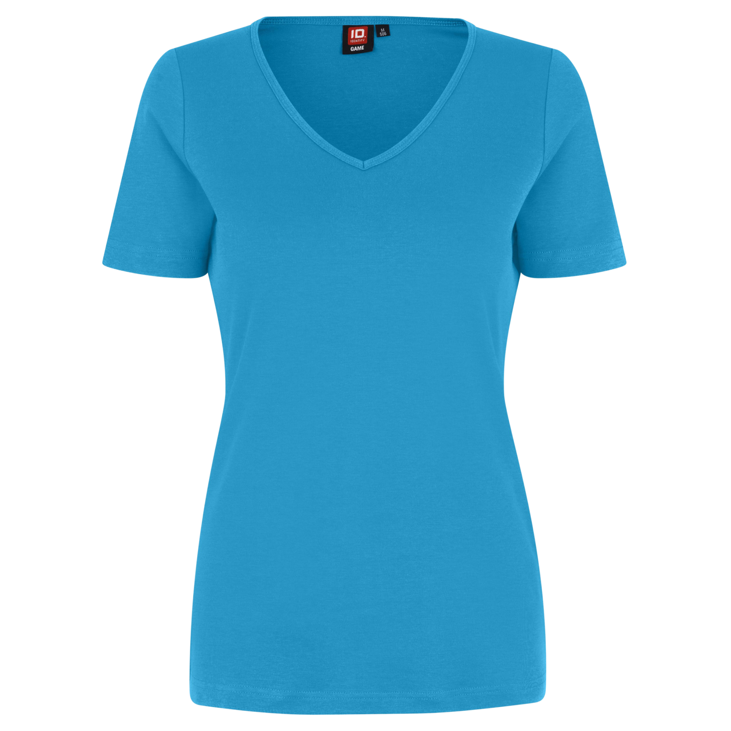Turkis Interlock T-shirt til Damer – Plus Size Tilbud