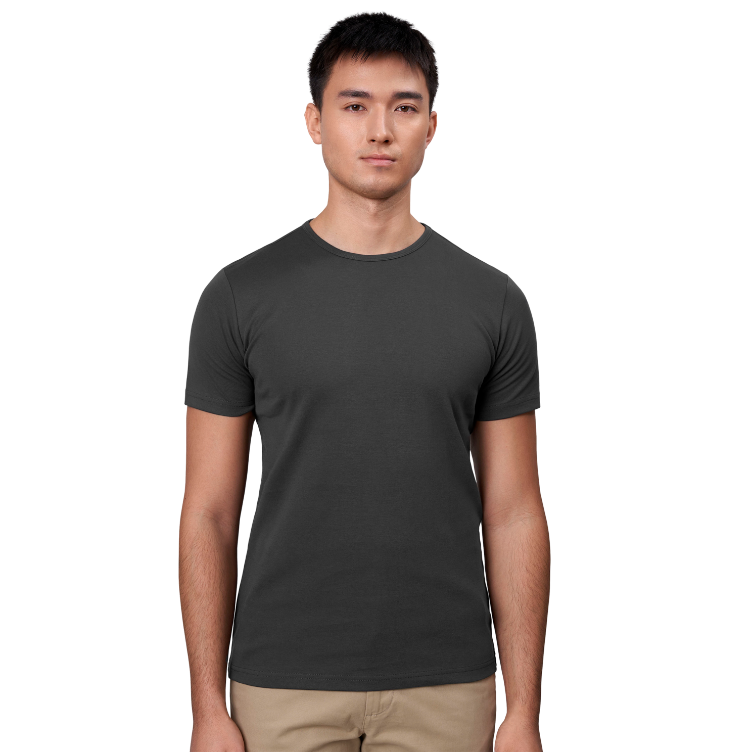 ID Interlock T-shirt til Herre – Koksgrå Udsalg!