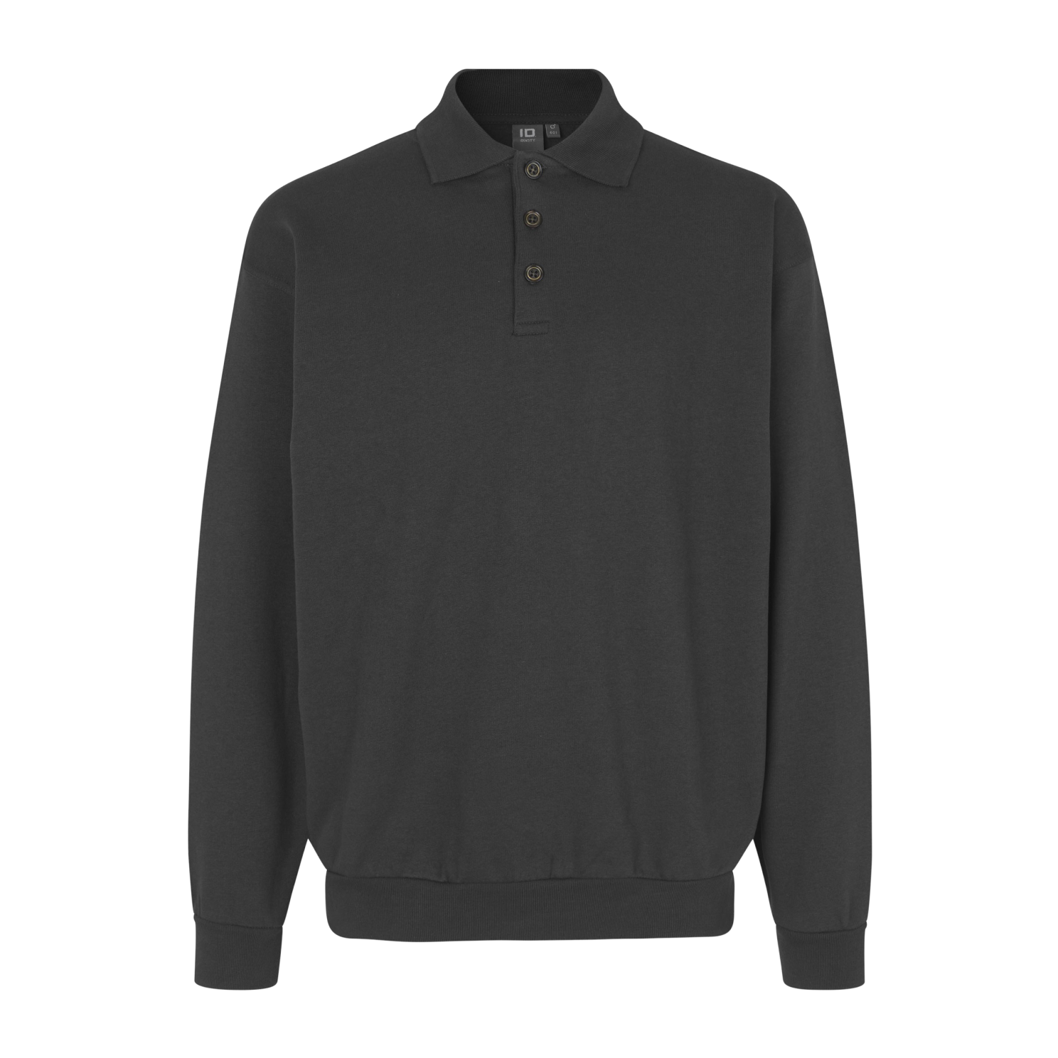 Klassisk Koksgrå Sweatshirt til Plus Size Mænd - Stilfuld Komfort
