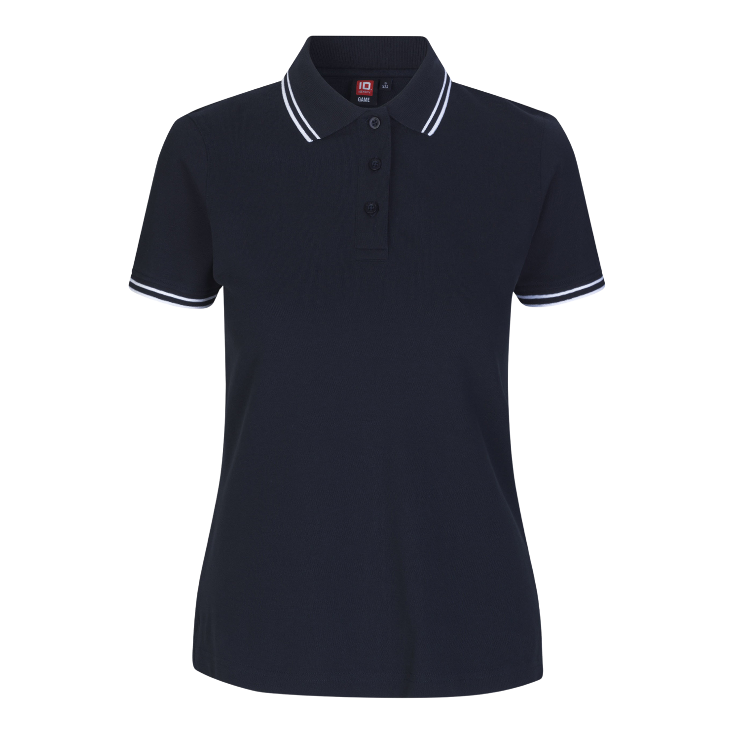 Elegant Navy Polo til Plus Size Kvinder – Komfort og Stil