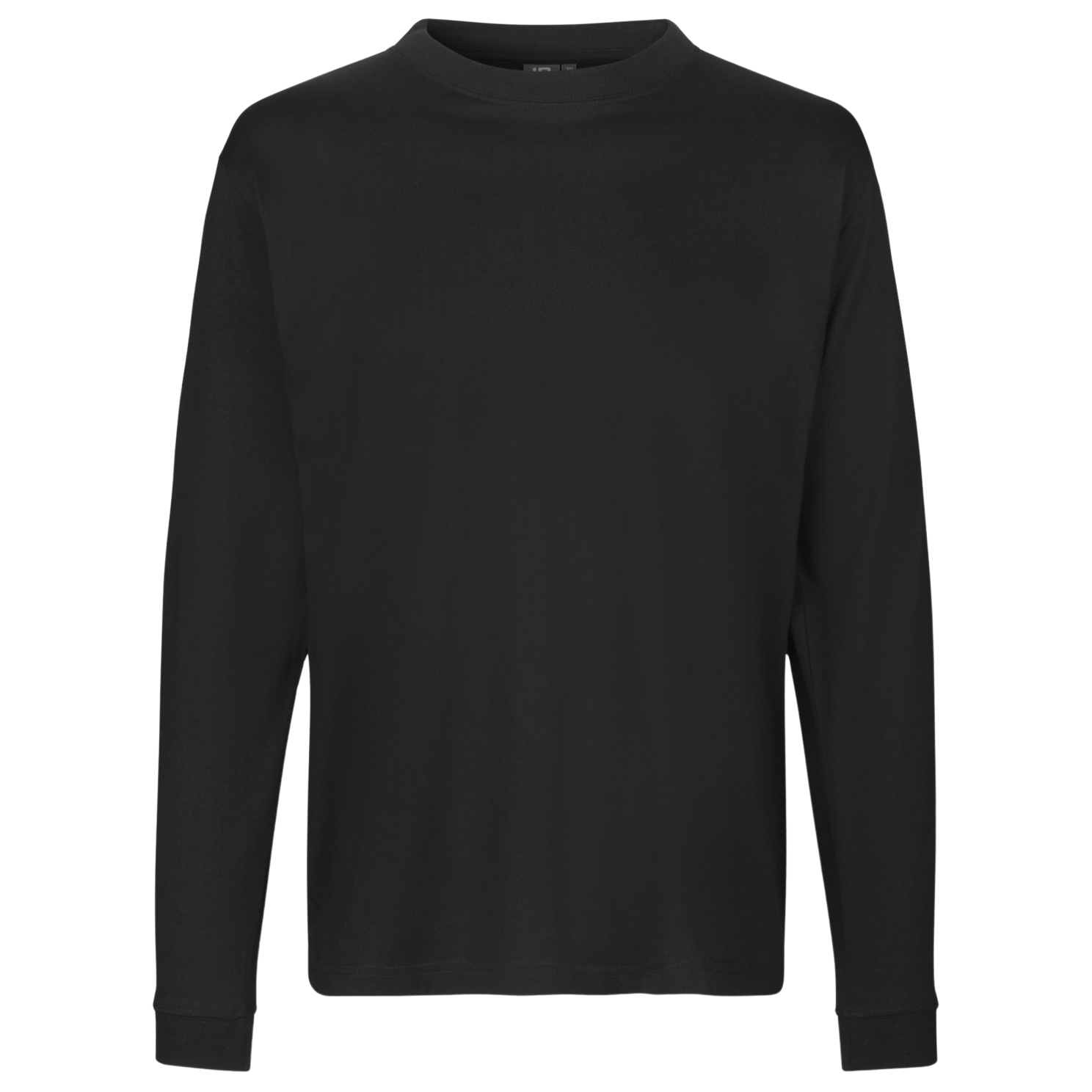 Pro Wear Herre Langærmet T-shirt – Sort Plus Størrelse Tilbud