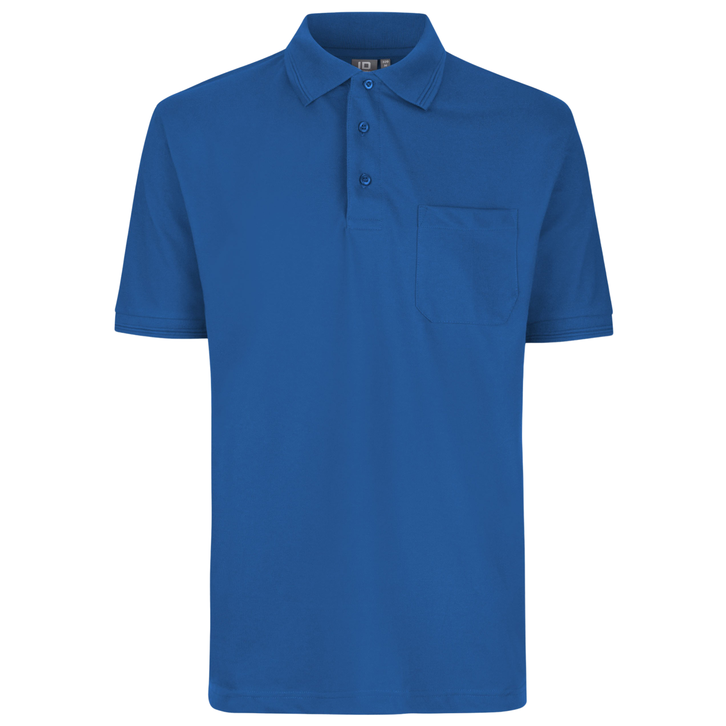 ID Pro Wear Herre Polo i Azur – Stilfuld og Slidstærk!