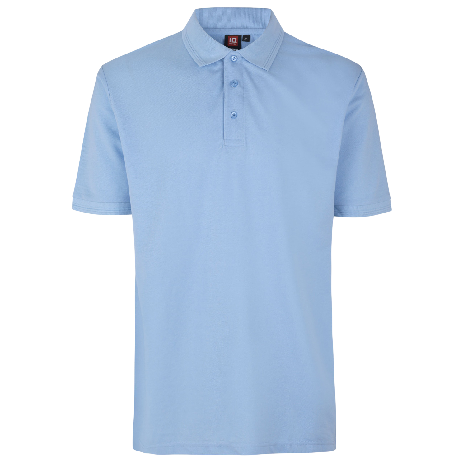 ID Pro Wear Herre Polo i Lyseblå – Komfort og Stil