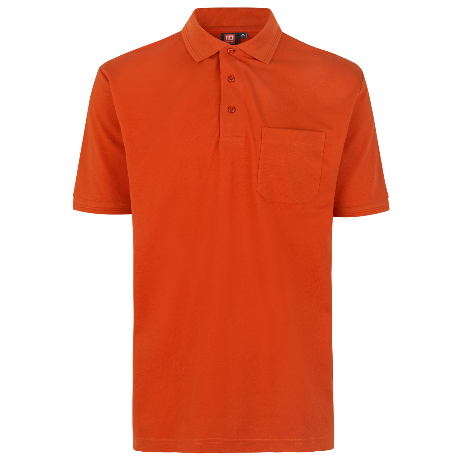 ID Pro Wear Herre Polo i Orange – Slidstærk og Praktisk
