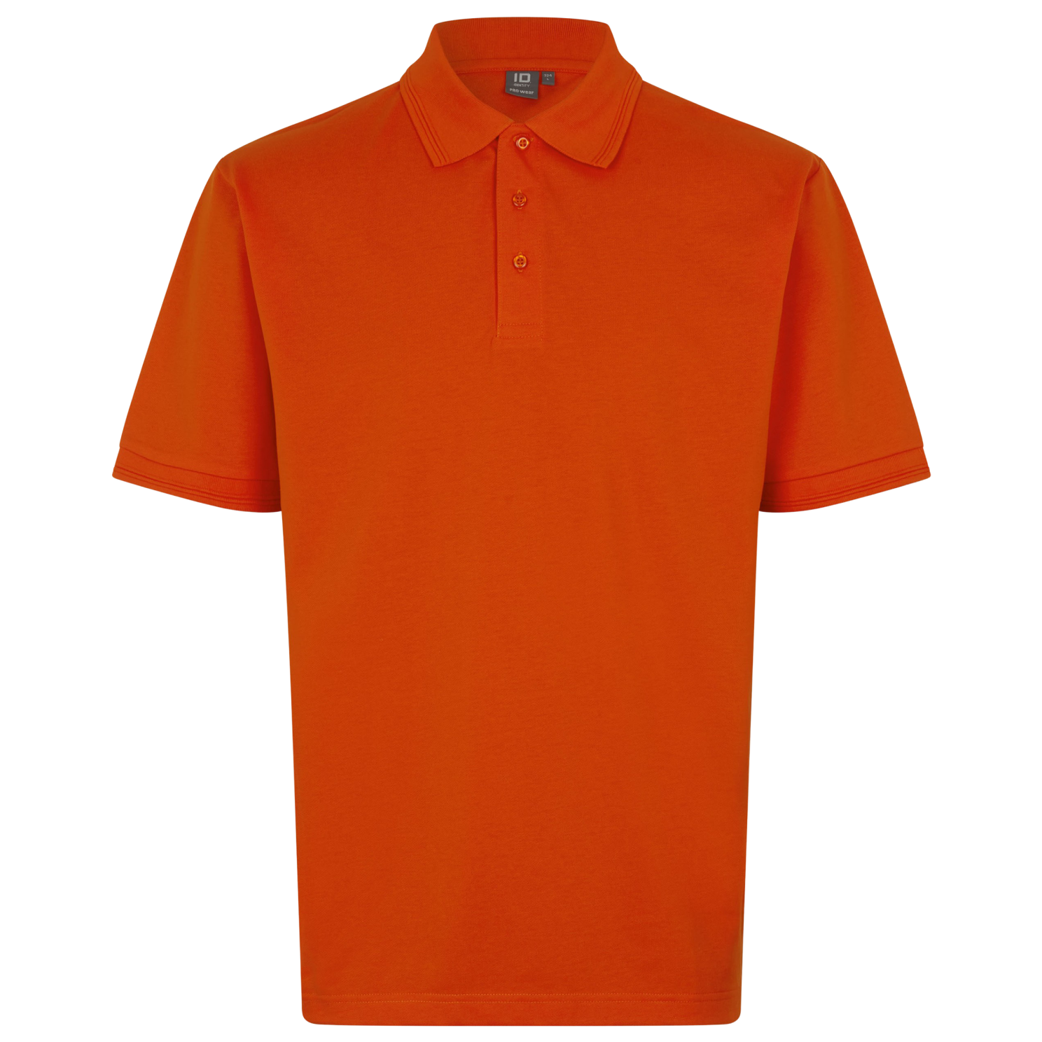 Stilfuld Herre Polo i Orange - Holdbar og Praktisk!