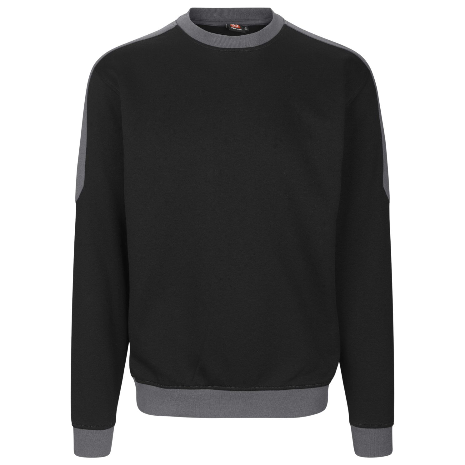 ID Pro Wear Herre Sweatshirt – Sort Plus Size til Sport