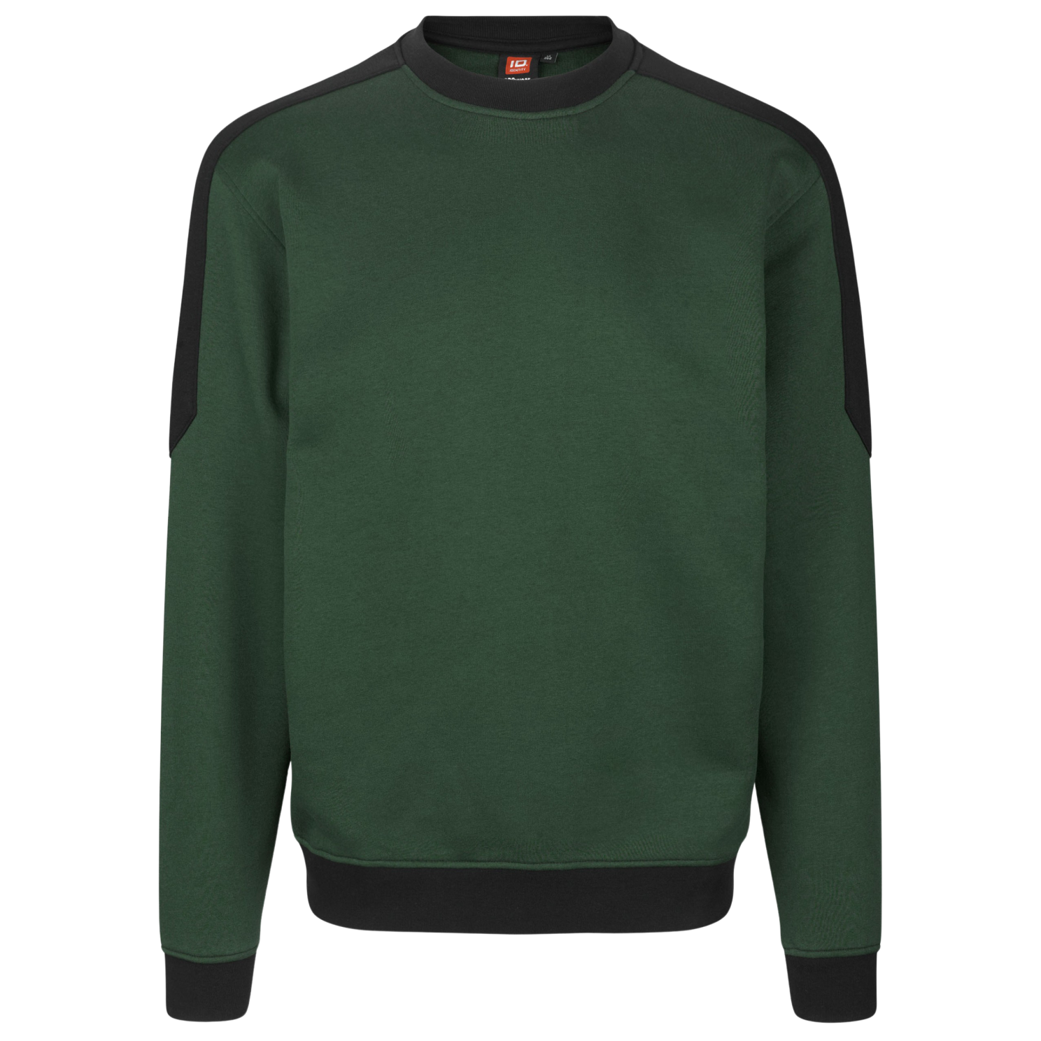 ID Pro Wear Herre Sweatshirt - Flaskegrøn Tilbud!