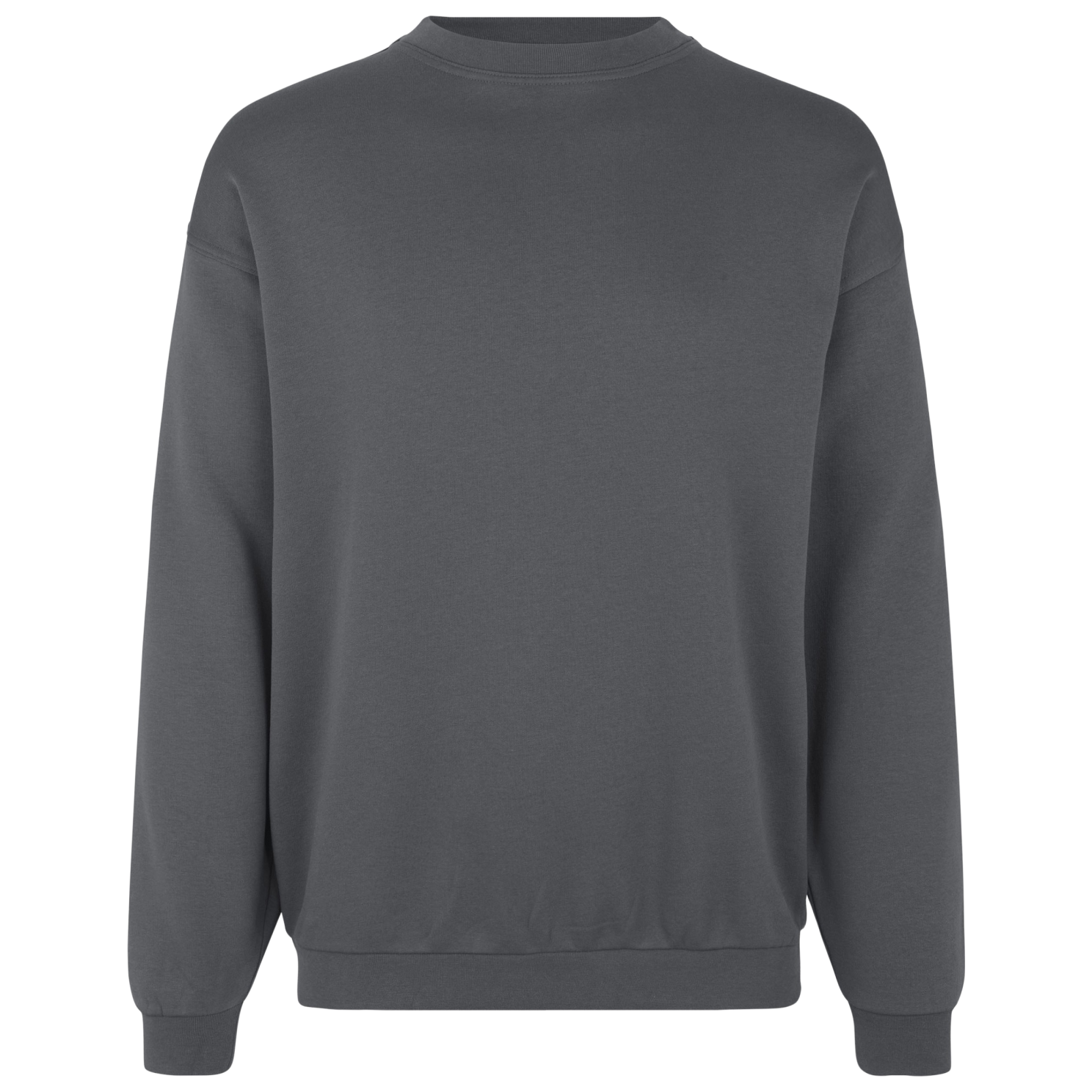 Pro Wear Plus Size Herre Sweatshirt i Sølvgrå - Tilbud!
