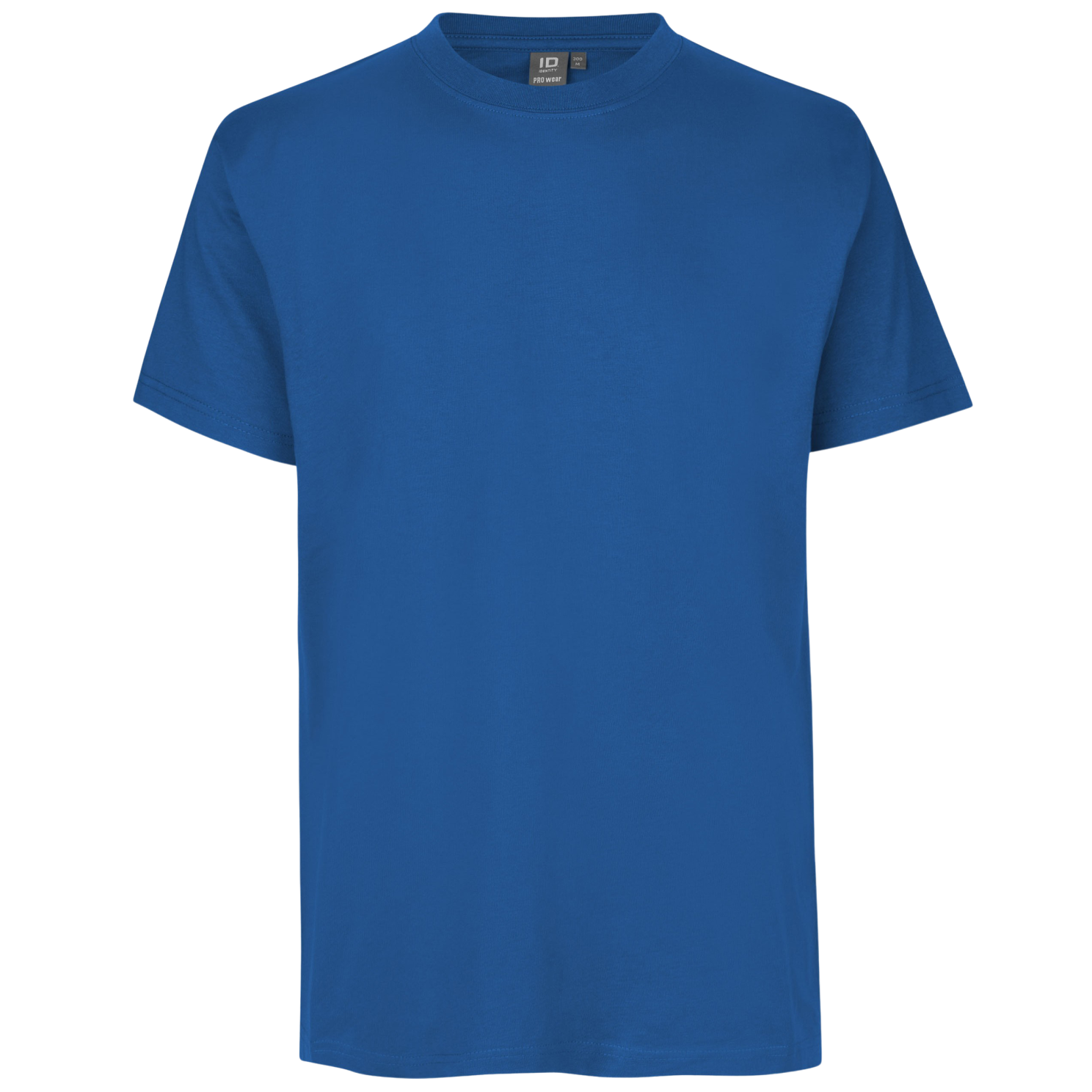 ID Pro Wear Herre T-shirt – Azur i Plus Size Tilbud