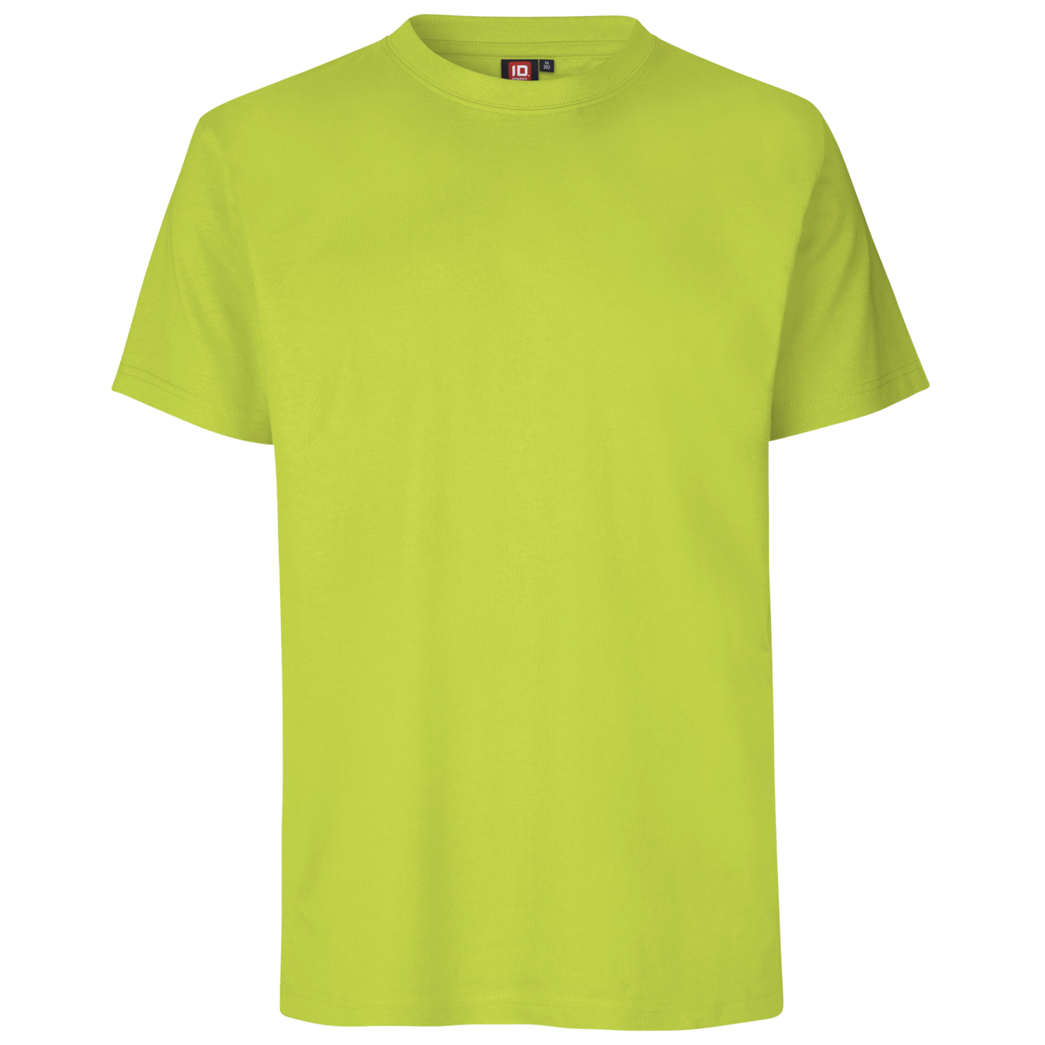 ID Pro Wear Herre T-shirt i Lime – Plus Size Udsalg!