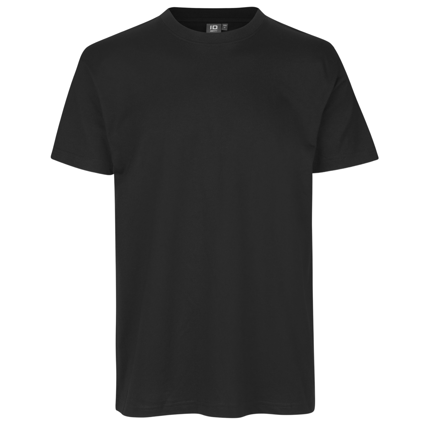 ID Pro Wear Herre T-shirt – Sort Plus Størrelser Tilbud