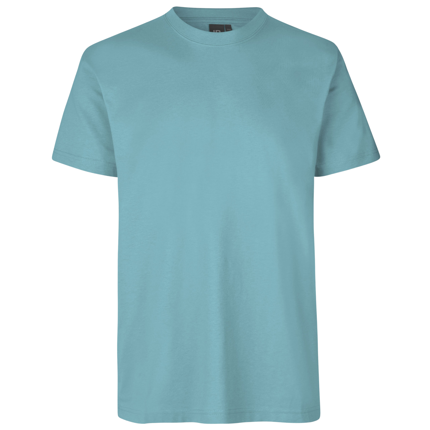 ID Pro Wear Herre T-shirt – Støvet Aqua Plus Size Tilbud