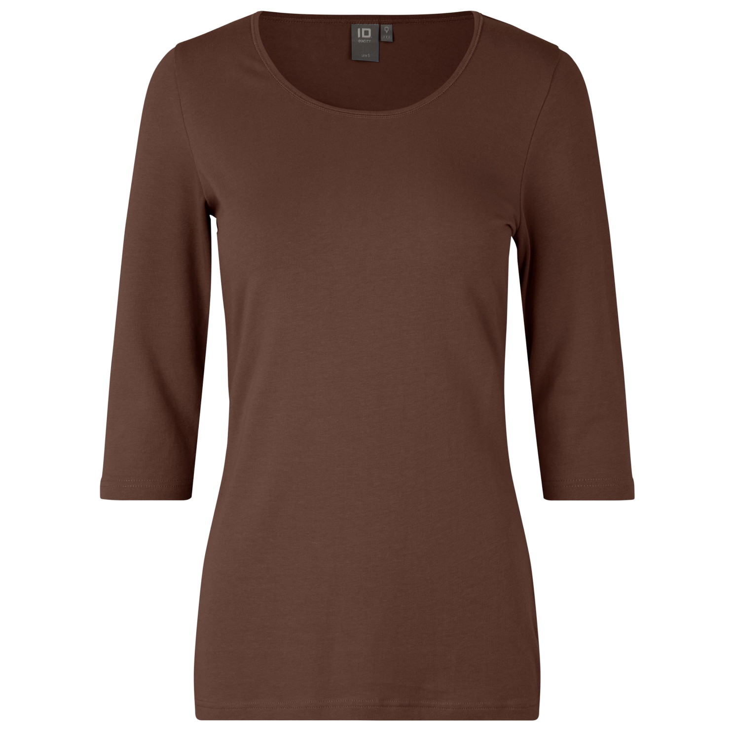 Mocca Stretch Trøje til Plus Size – Fantastisk Tilbud!