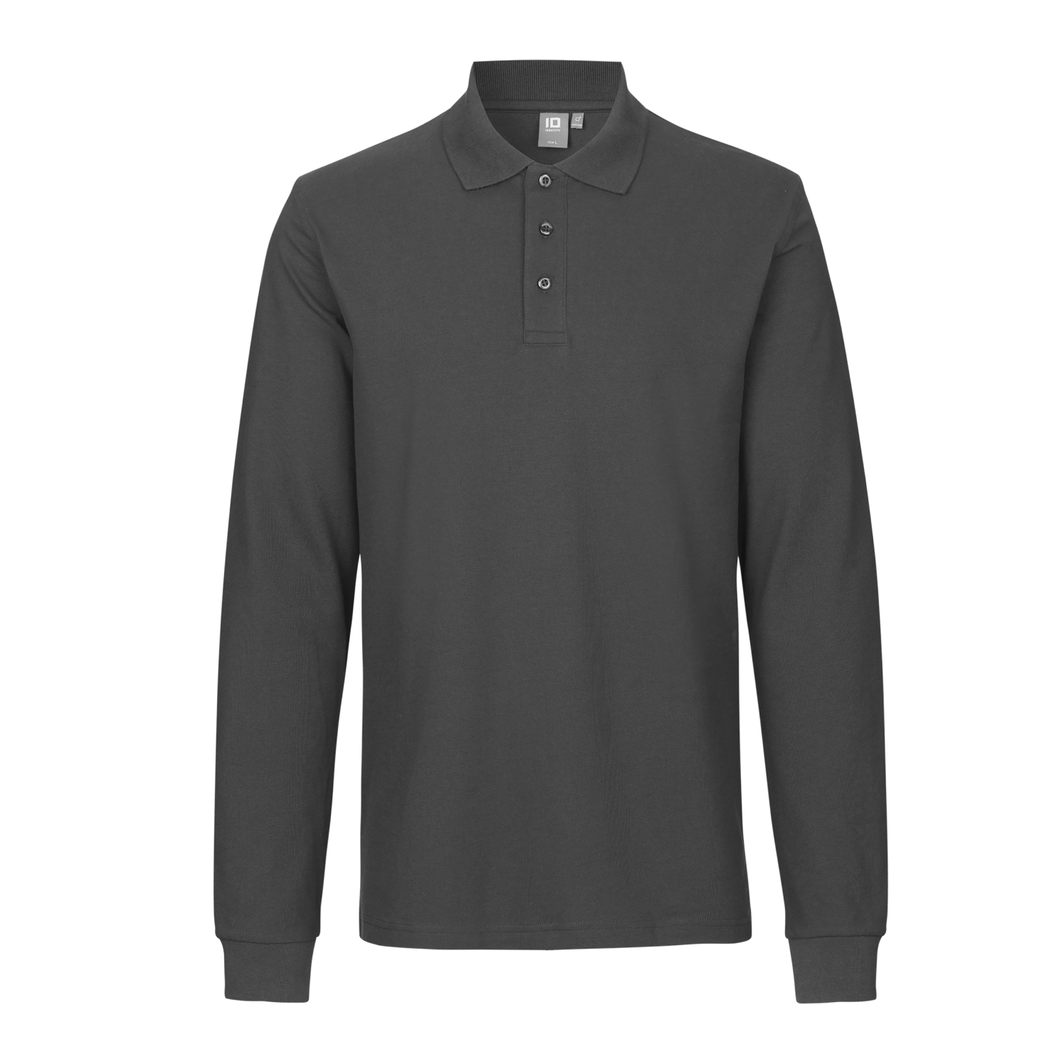 Koksgrå Stretch Polo til Herre – Plus Size Udsalg!