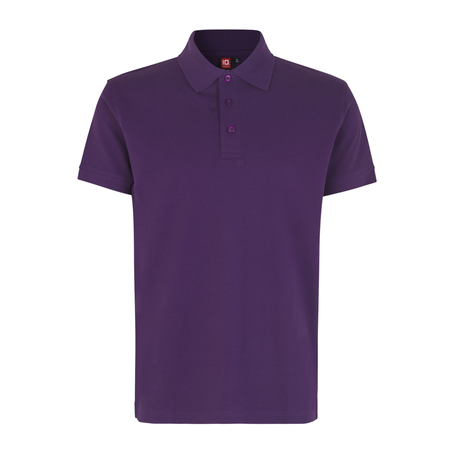 Stretch Herre Polo i Lilac – Plus Size Udsalg!