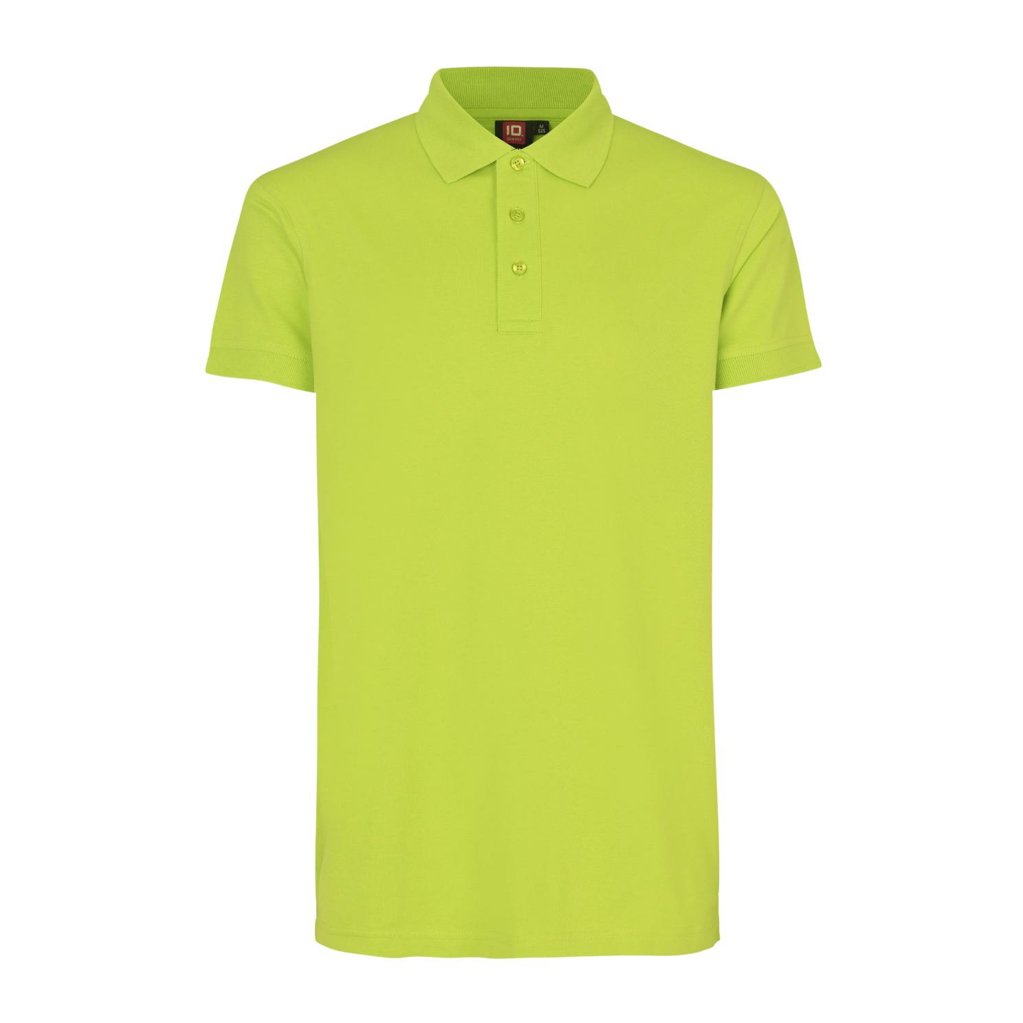 Limefarvet Stretch Polo til Herre – Plus Size Udsalg!
