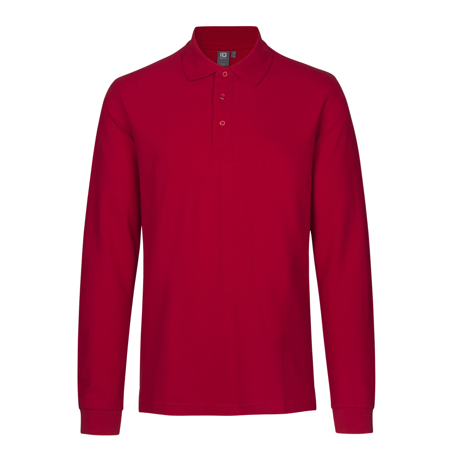 Rød Stretch Polo til Mænd – Plus Size Tilbud!