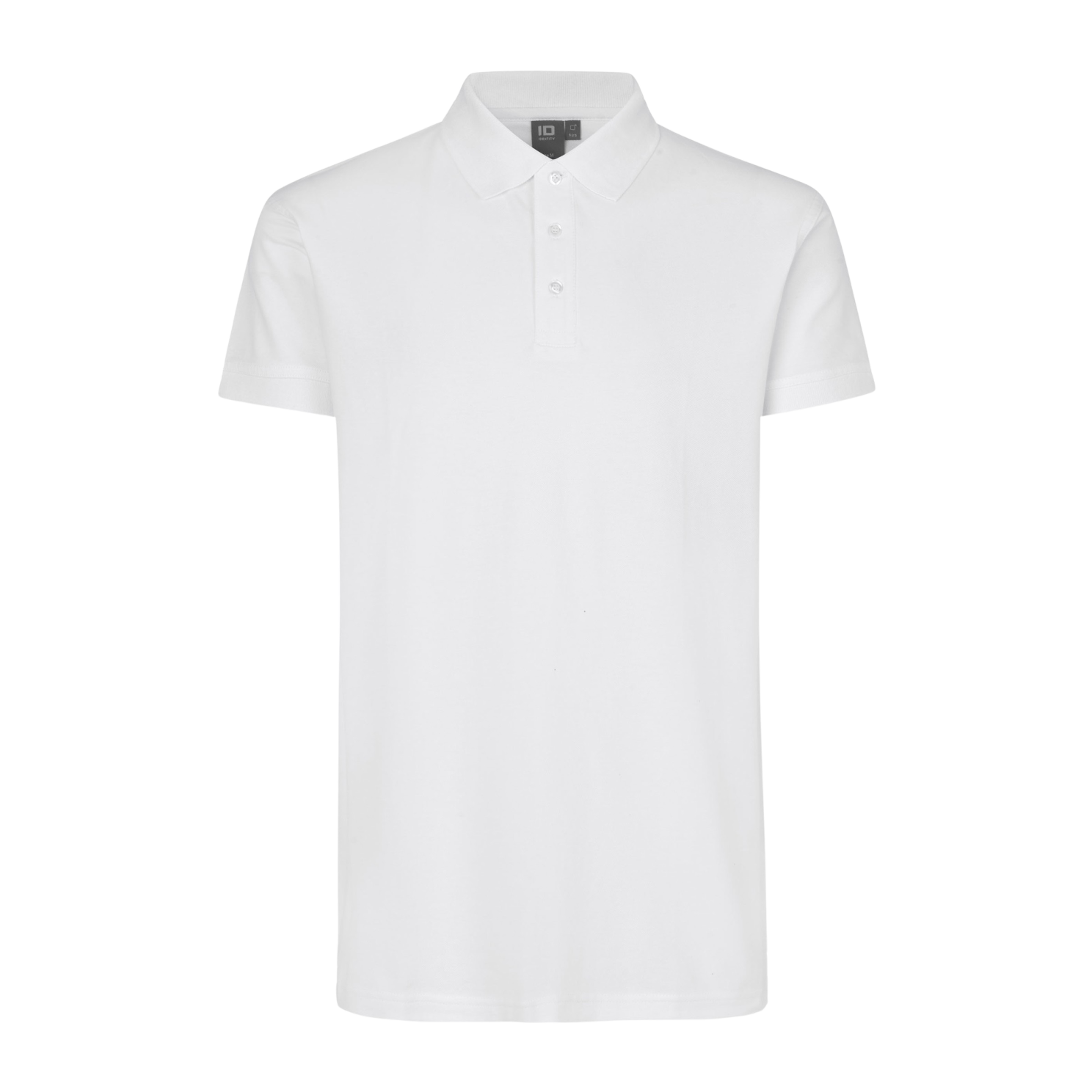 Klassisk Hvid Polo til Plus Size Mænd - Stil og Komfort