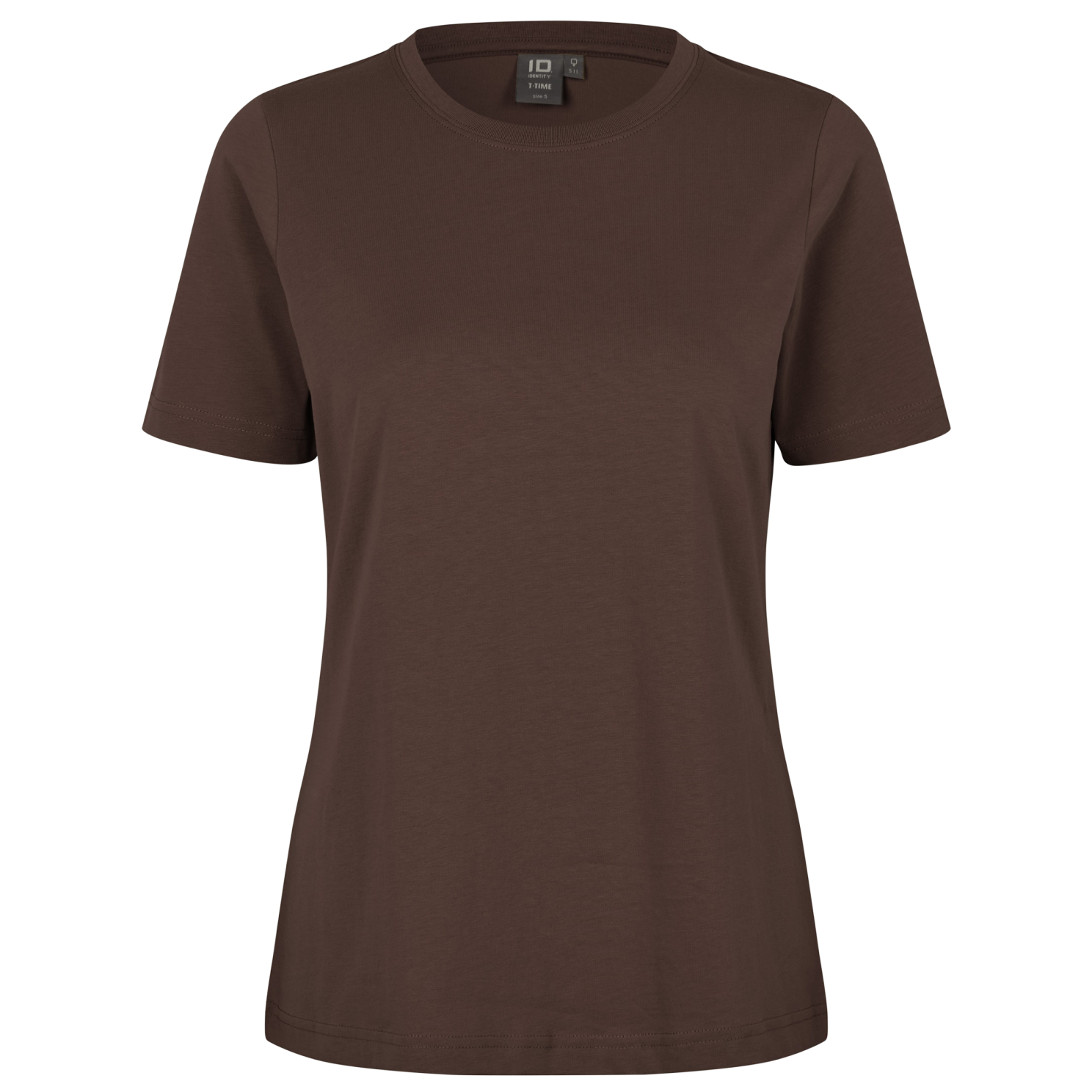 Klassisk Mocca T-shirt til kvinder – Plus Size Tilbud!