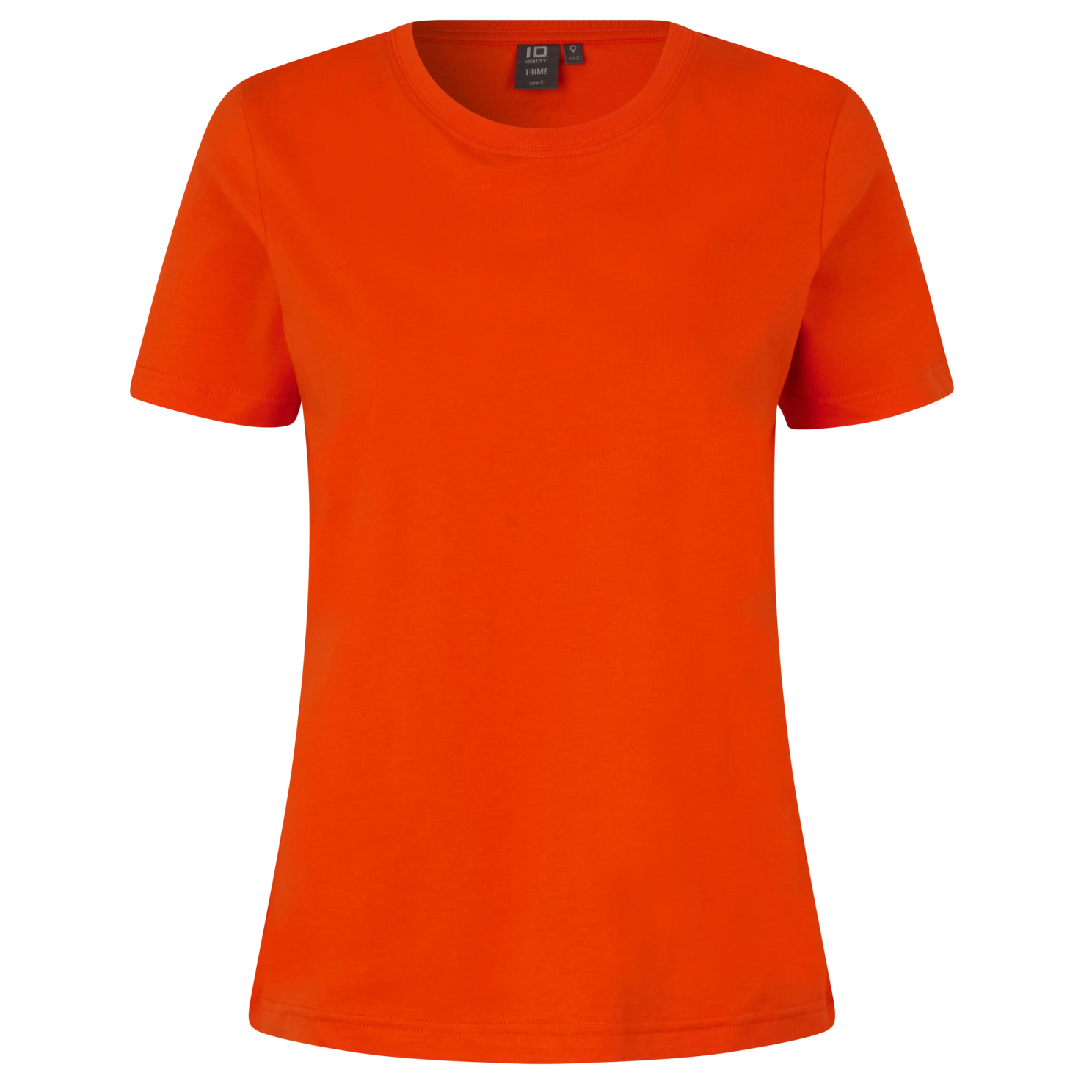 Id T-time Plus Size Dame T-shirt i Orange – Fantastisk Tilbud!