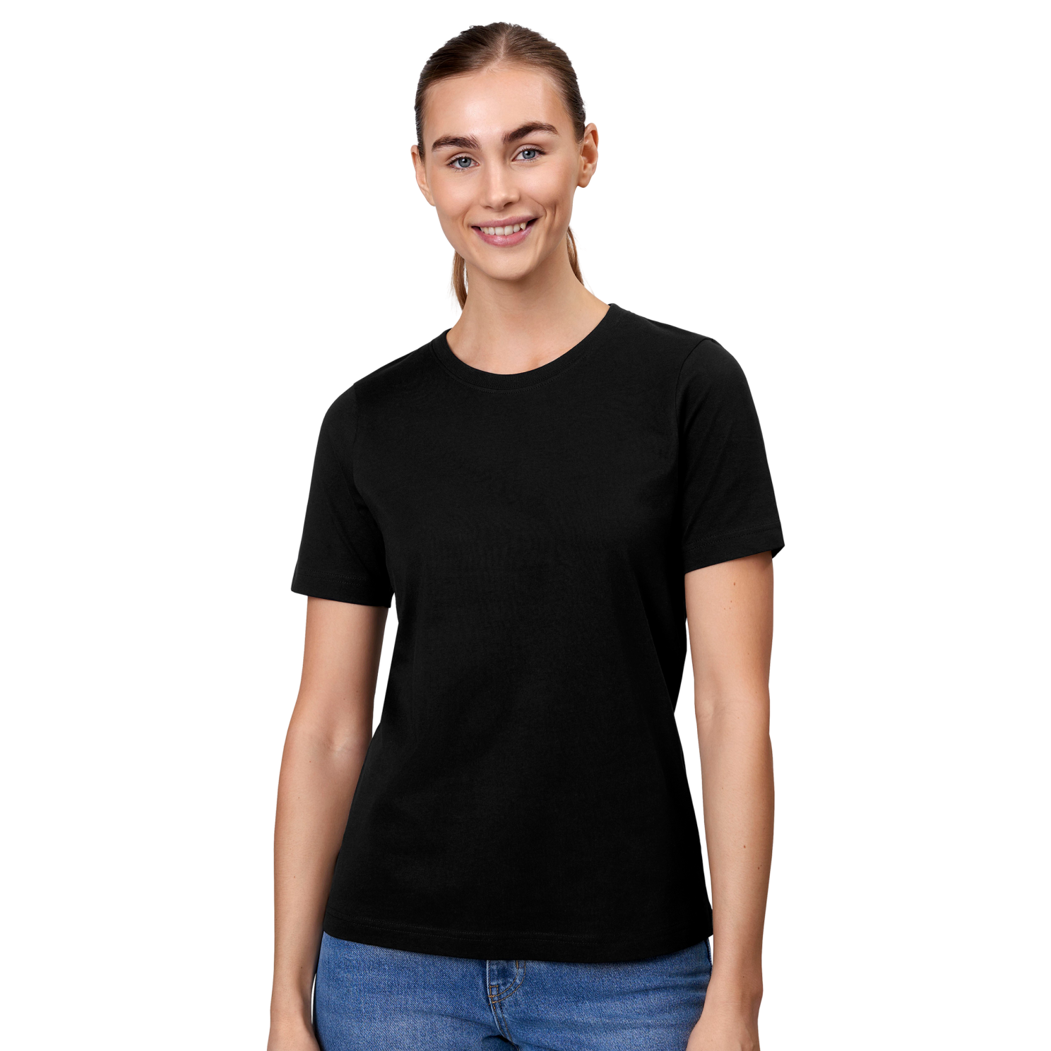 Id T-time Plus Size T-shirt – Klassisk Sort Elegance