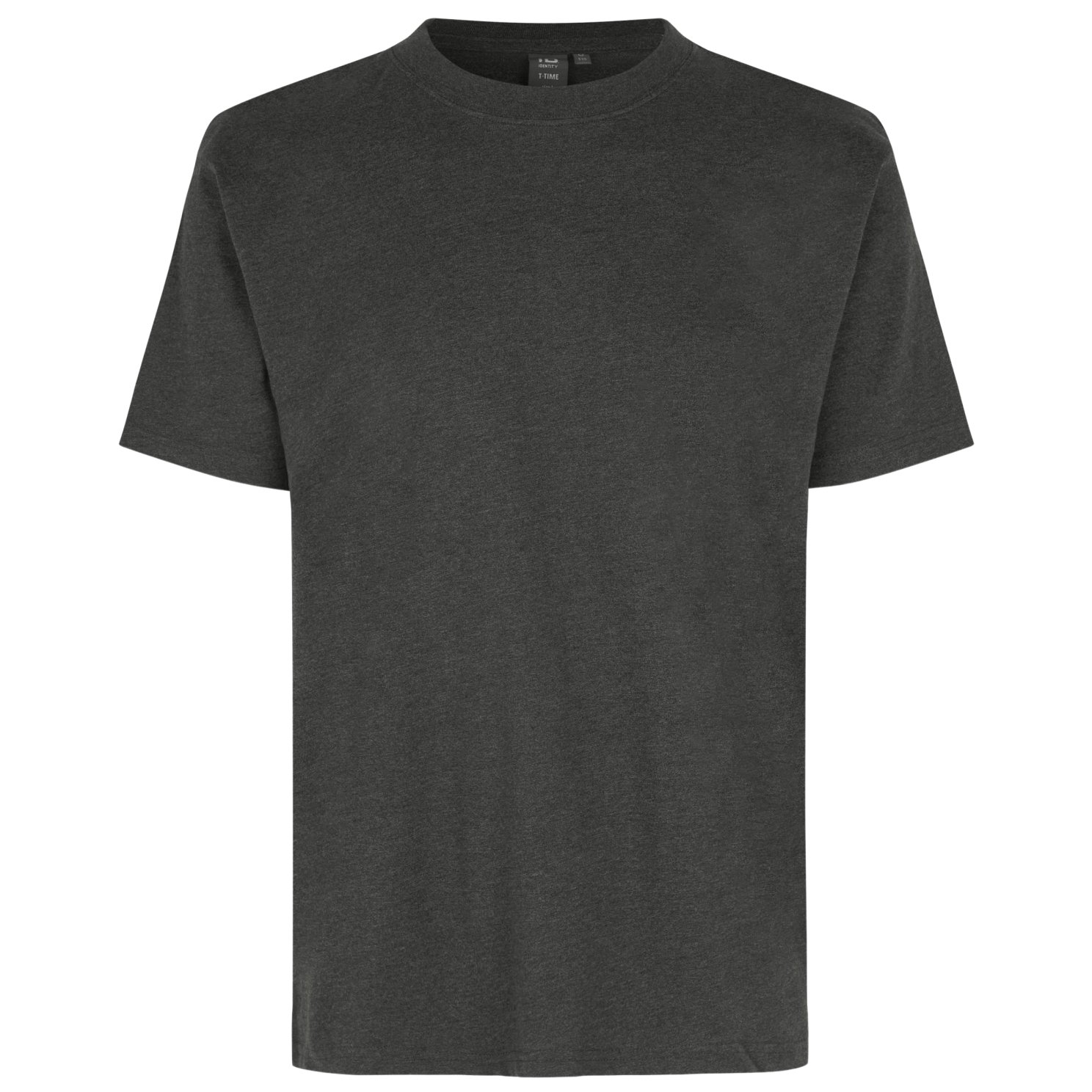 ID T-Time Herre T-shirt – Grafit Melange Tilbud!
