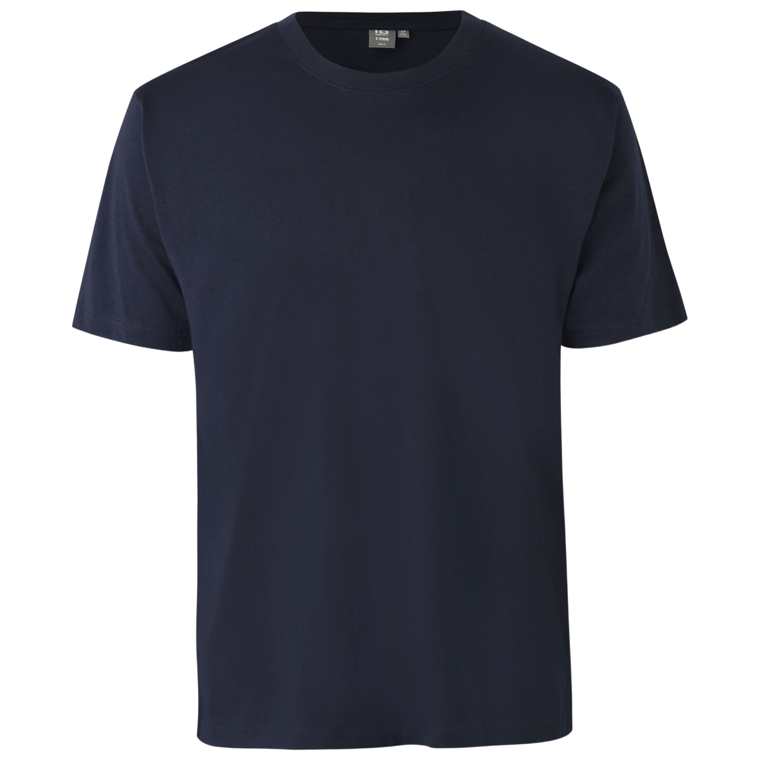 ID T-Time Herre T-shirt – Navy Plus Size Tilbud