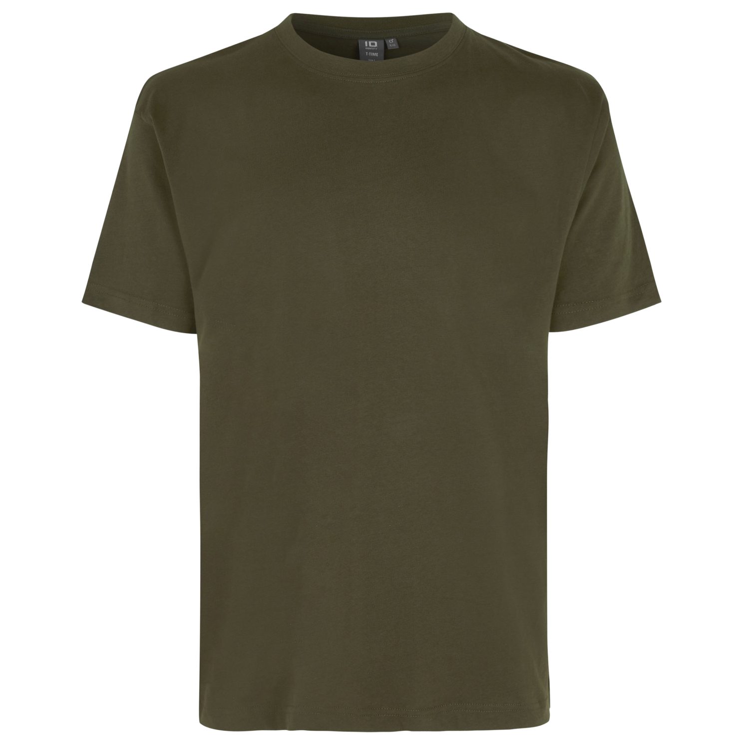 ID T-Time Herre T-shirt i Oliven – Komfort og Stil!