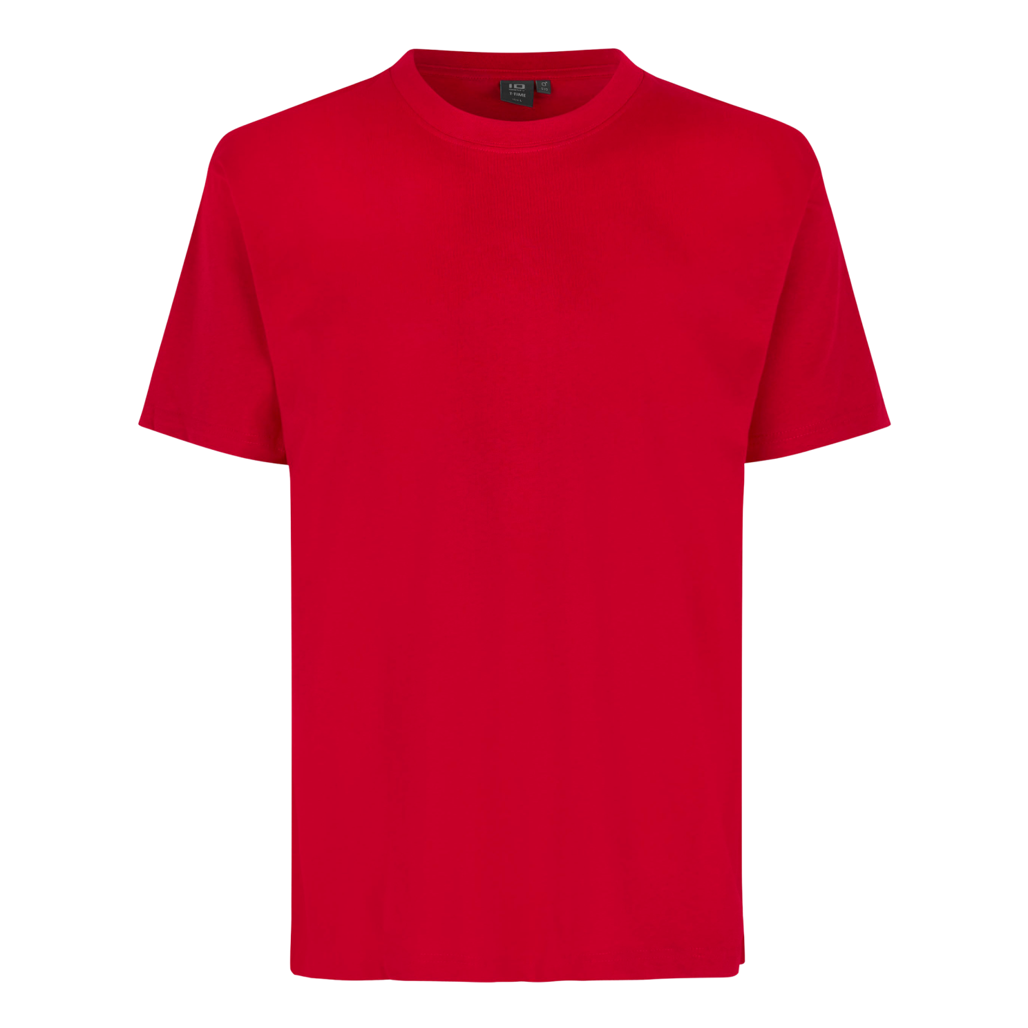 ID T-Time Herre T-shirt – Rød – Plus Size Udsalg!