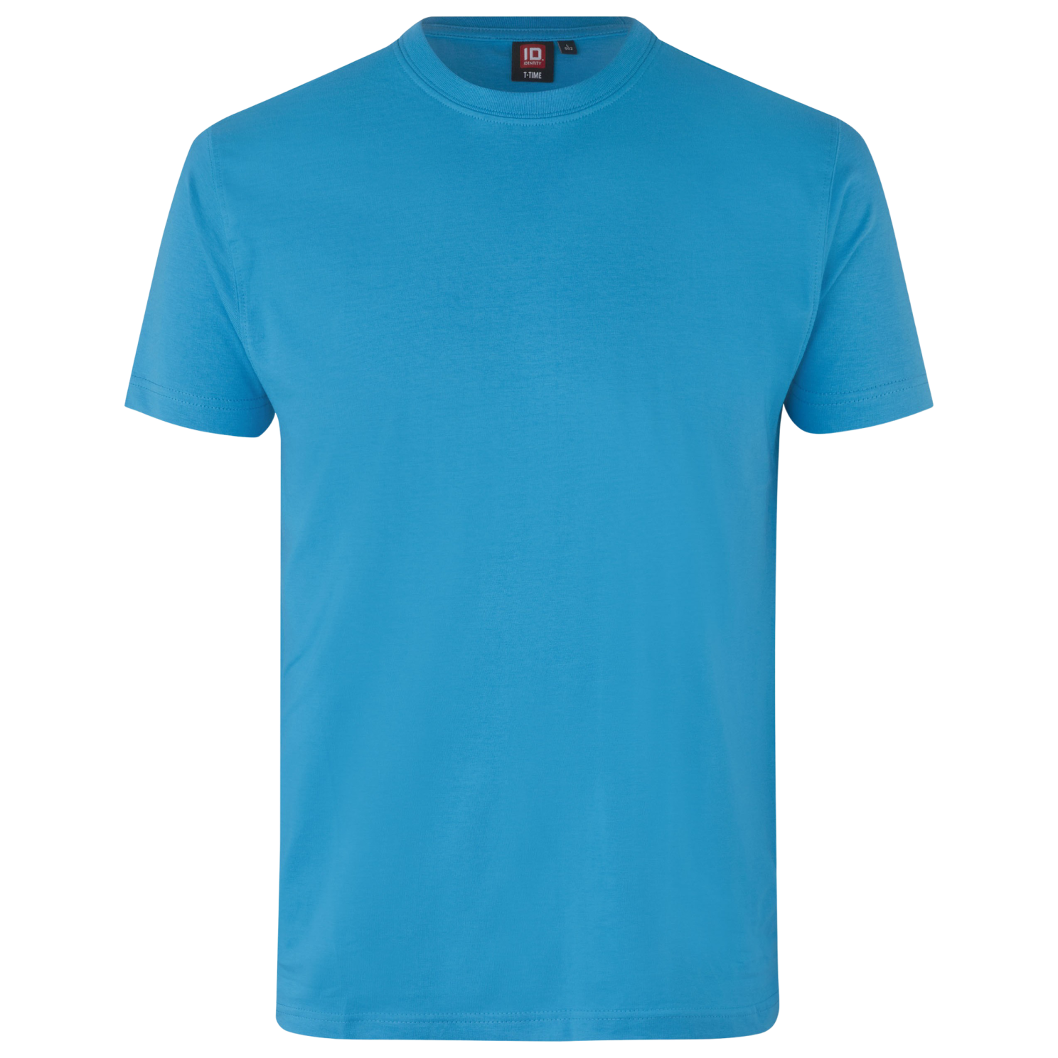 T-Time Herre T-shirt i Turkis – Plus Size Tilbud!