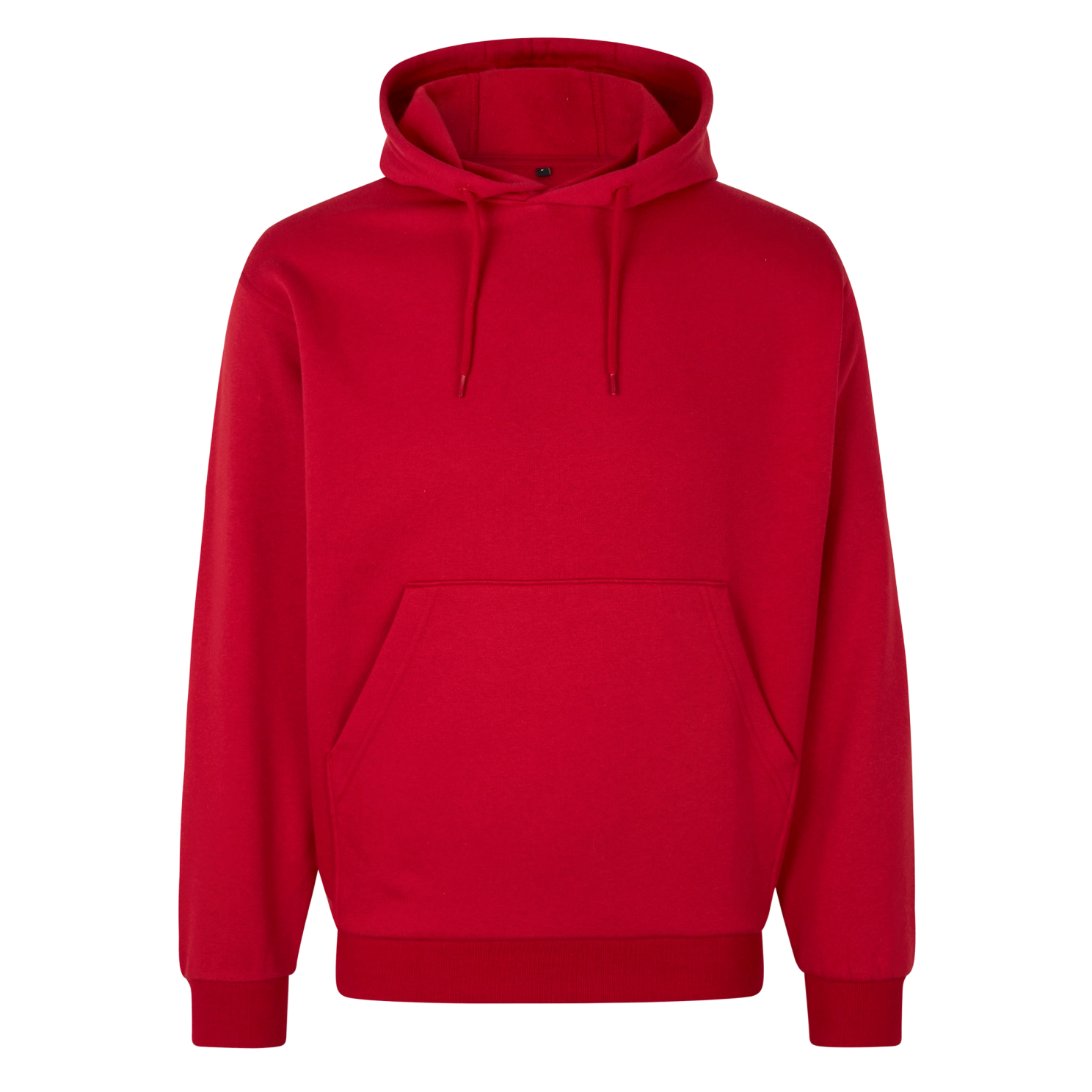 Rød Unisex Hættetrøje i Plus Size – Stil og Komfort!