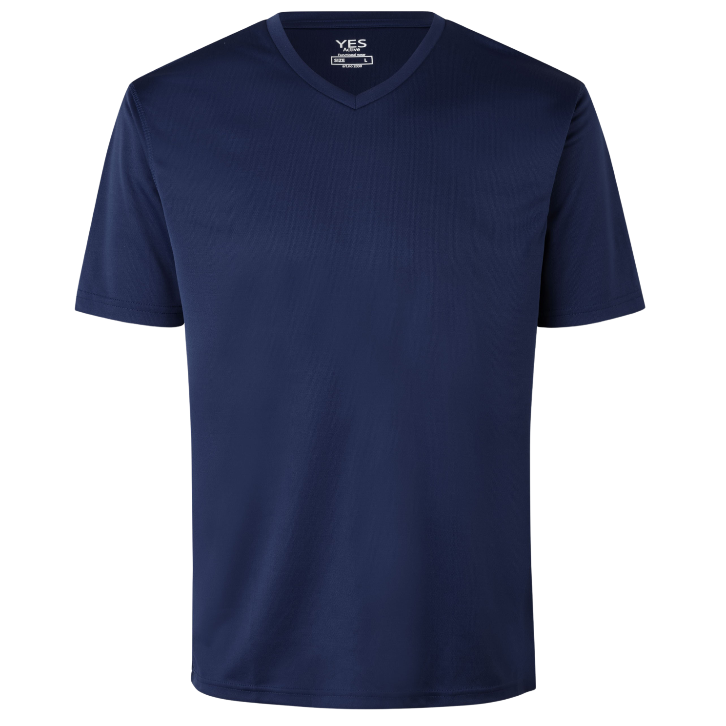 Yes Active Herre Trænings  -shirt Mørk Kongeblå    i Store Plus Size Størrelser