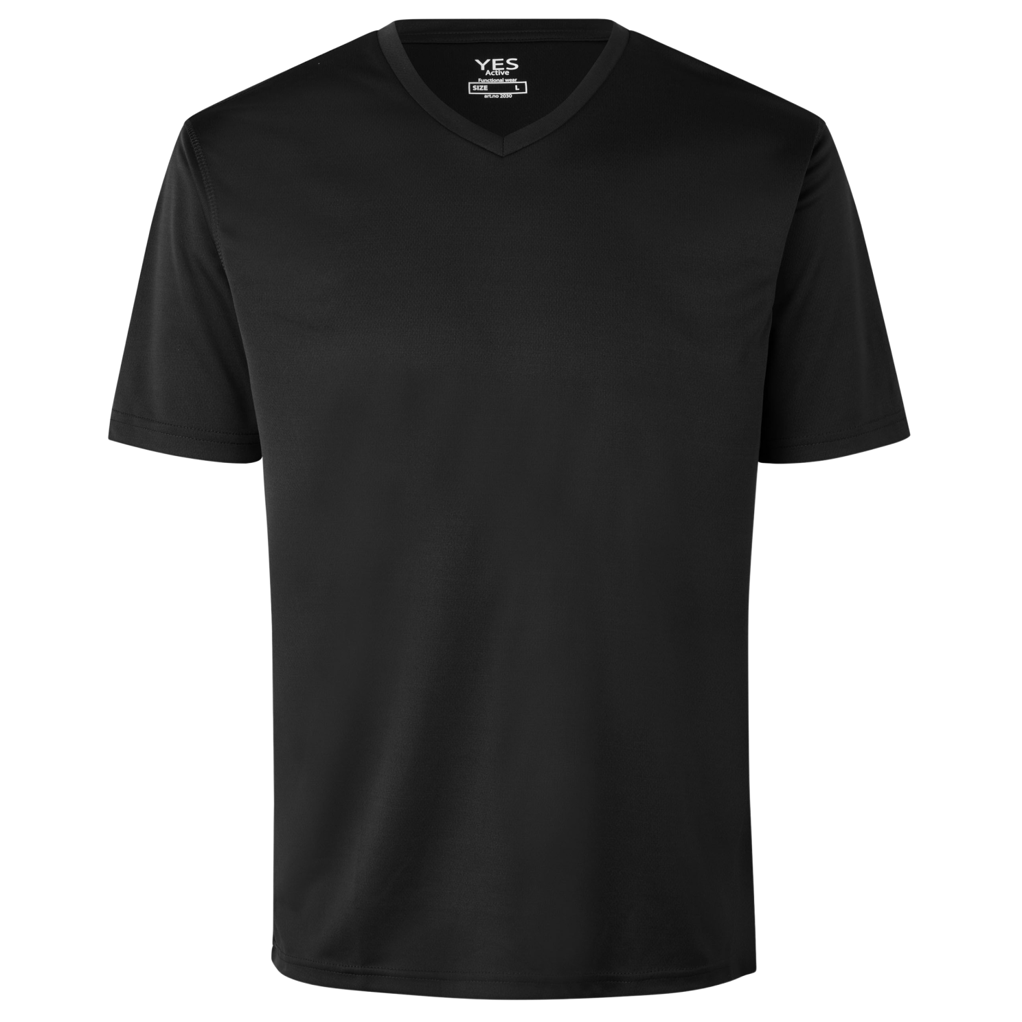 Ja Active Herre Trænings T-shirt – Sort Plus Size Tilbud