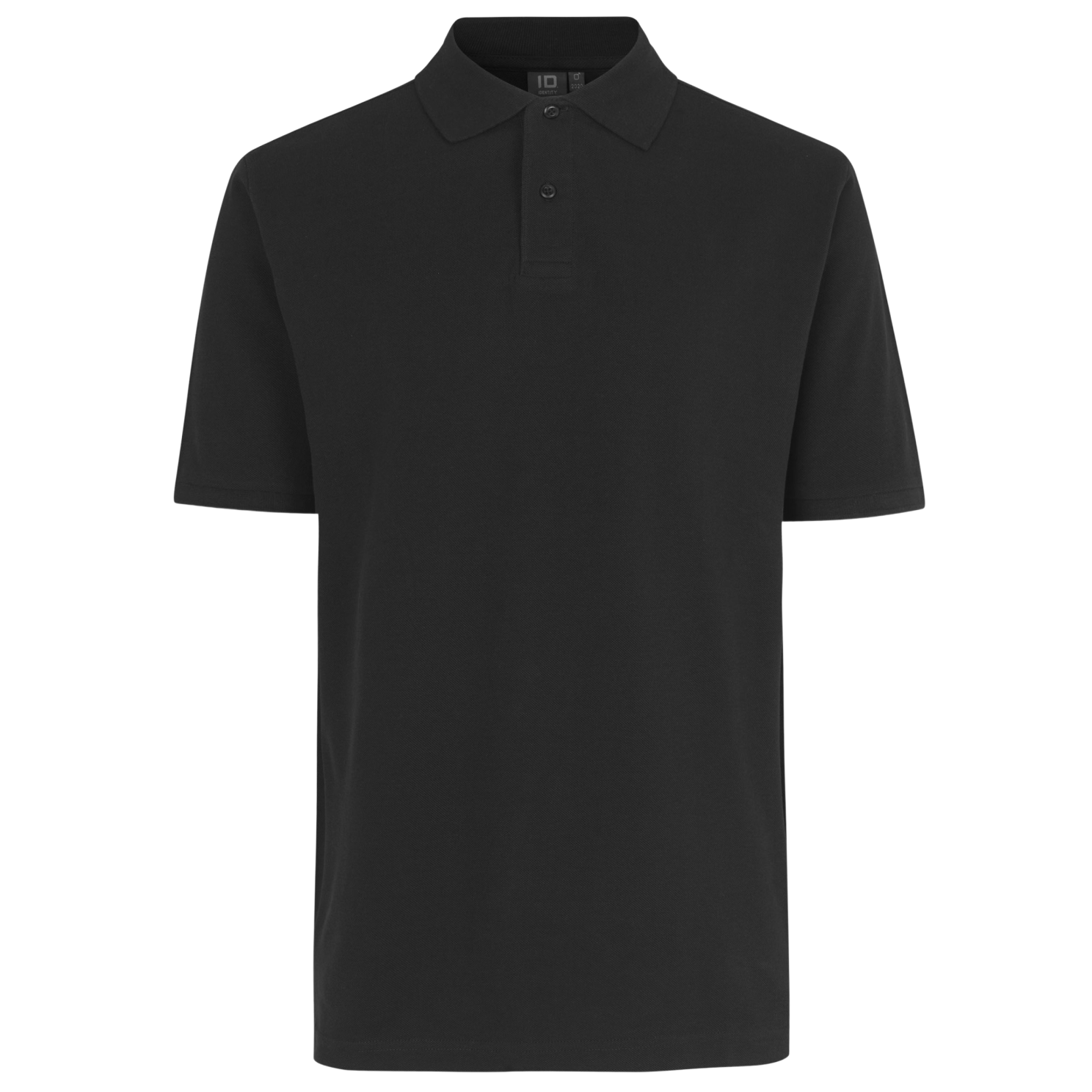 ID Herre Polo i Sort – Plus Size Tilbud!