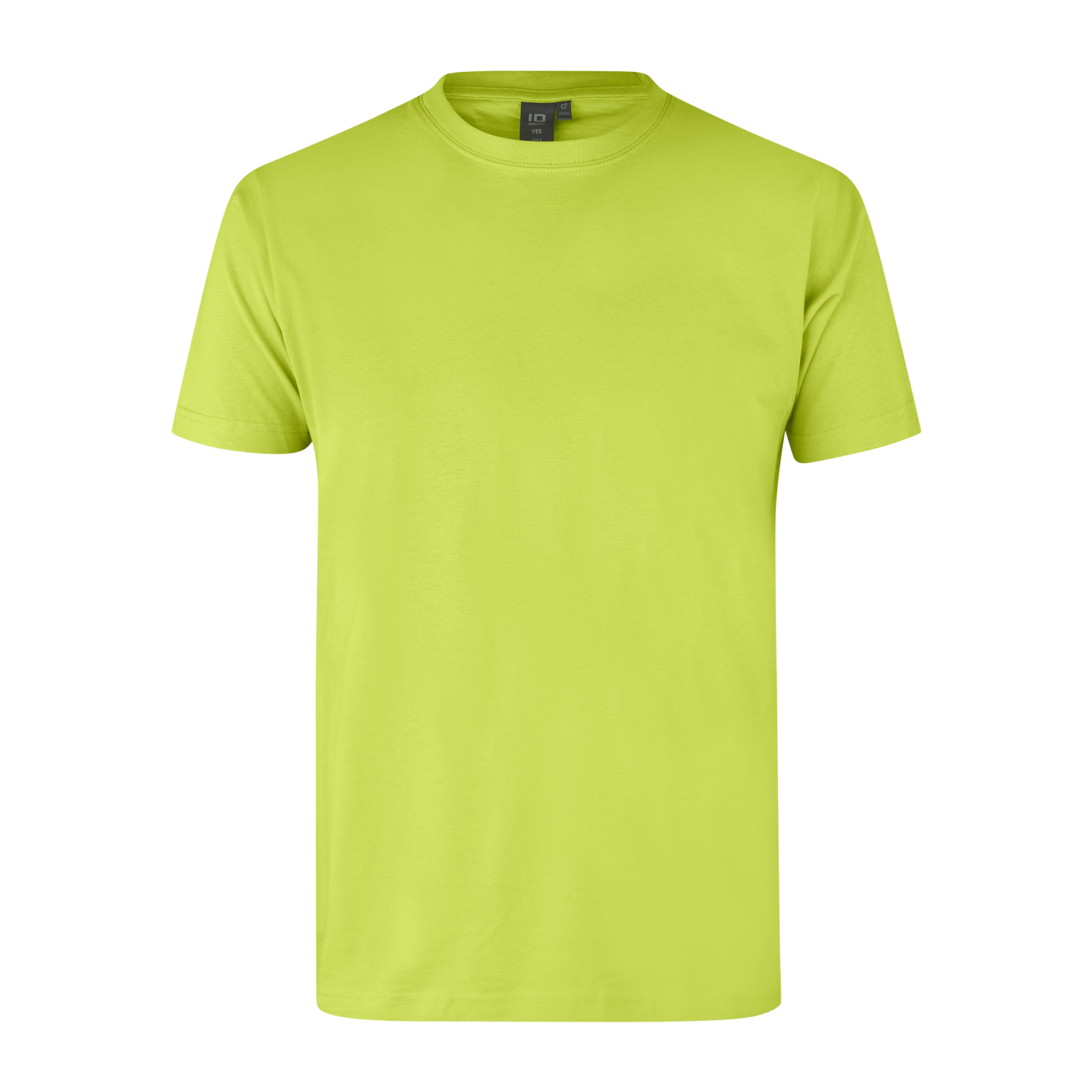 ID Herre T-shirt i Lime – Plus Size Tilbud!