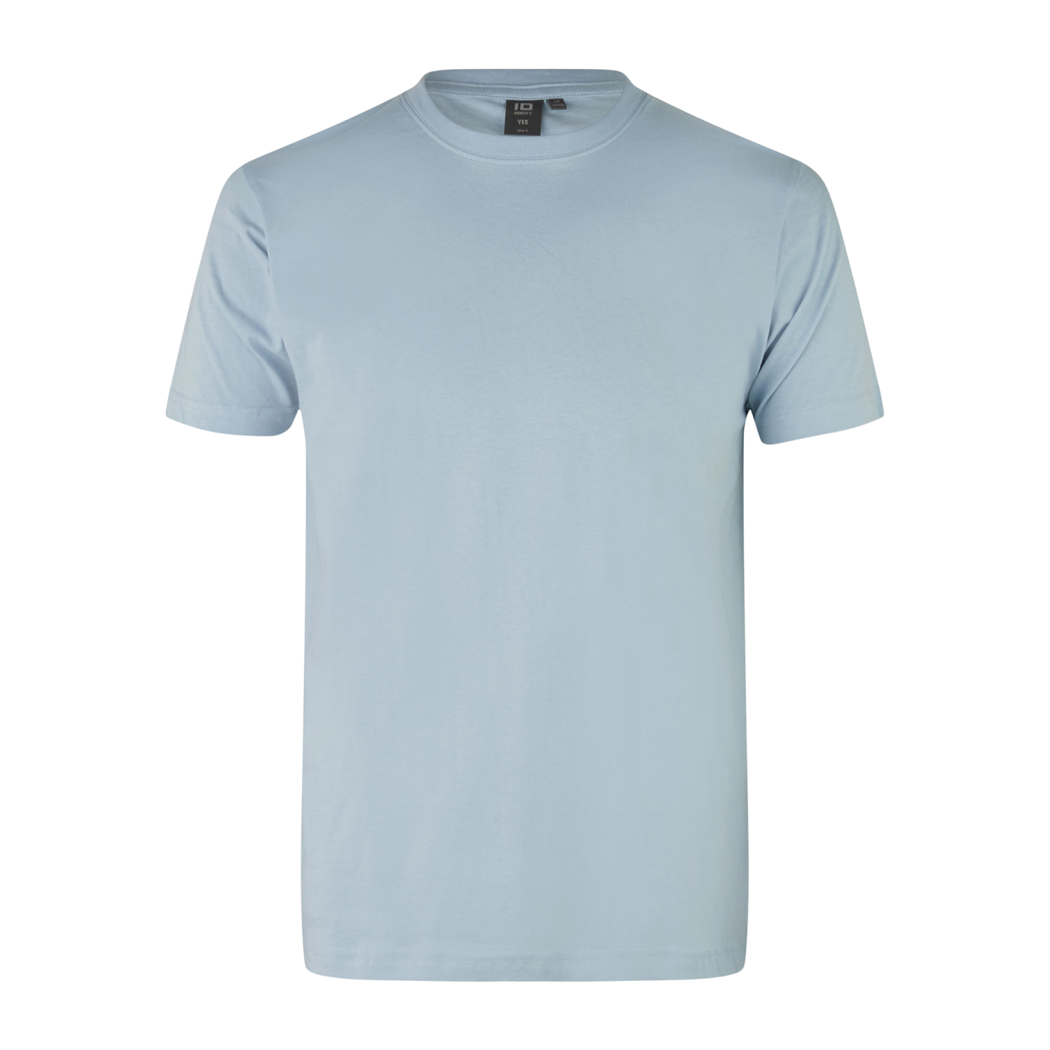 ID Yes Herre T-shirt i Lys Blå – Plus Size Tilbud!