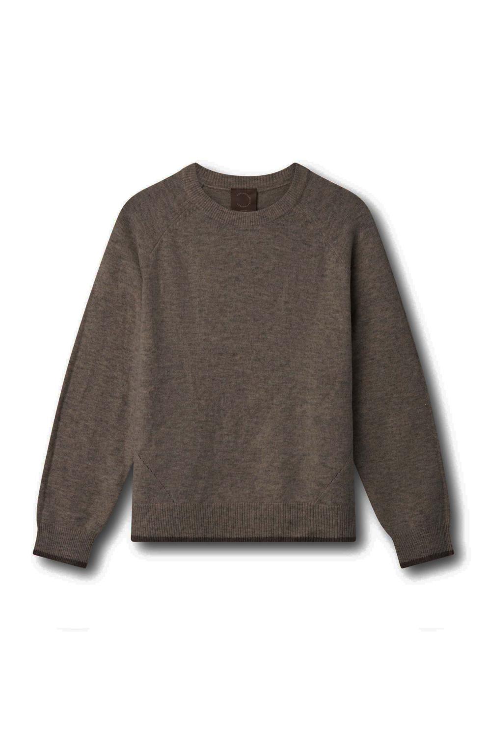 Kopenhaken Dame Striktrøje Slate Black   i Store Plus Size Størrelser